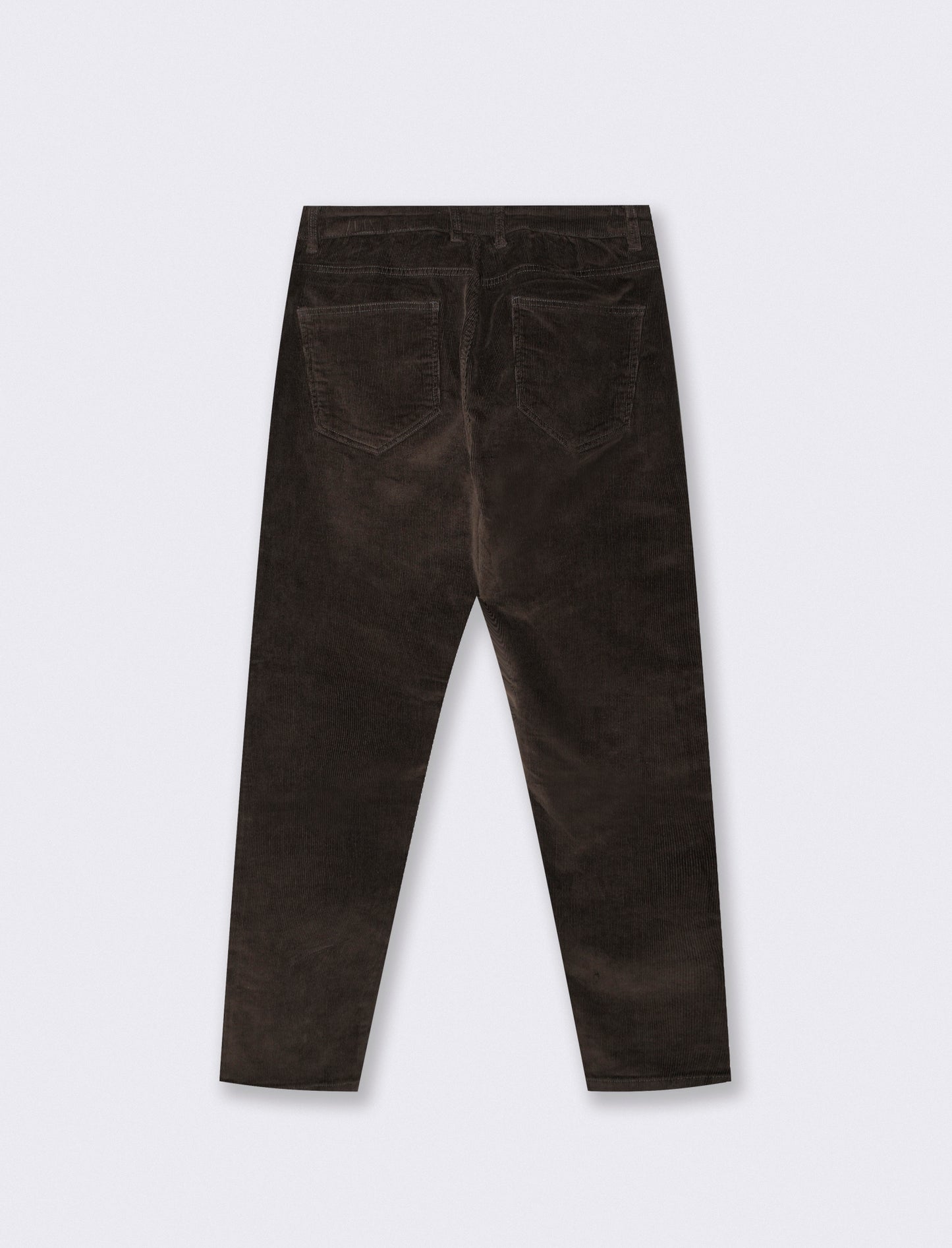Pantaloni 5 tasche in velluto a coste - Moro