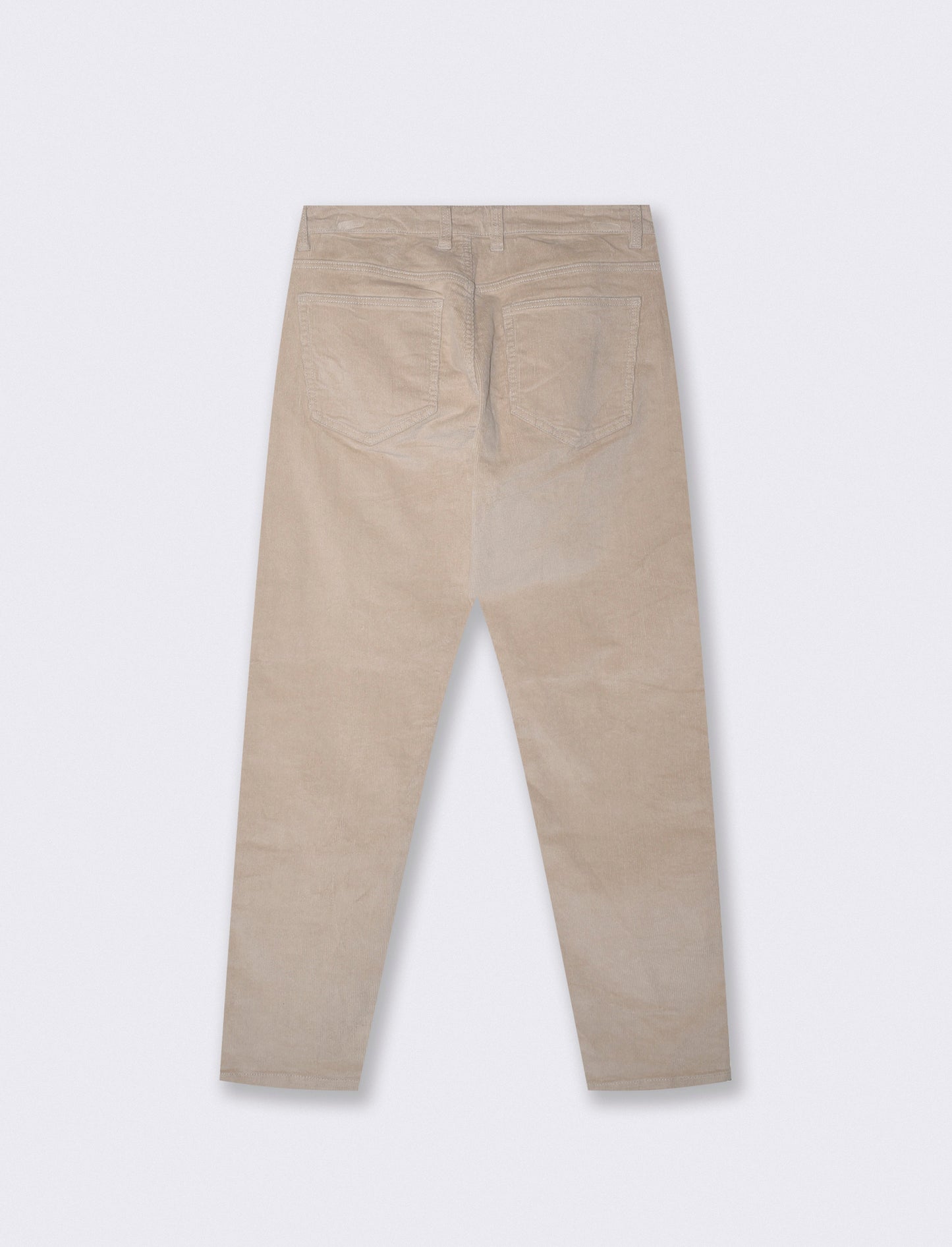 Pantaloni 5 tasche in velluto a coste - Sabbia