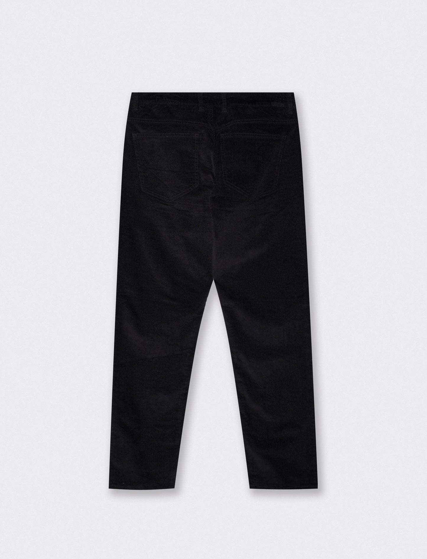 Pantaloni 5 tasche in velluto a coste - Nero