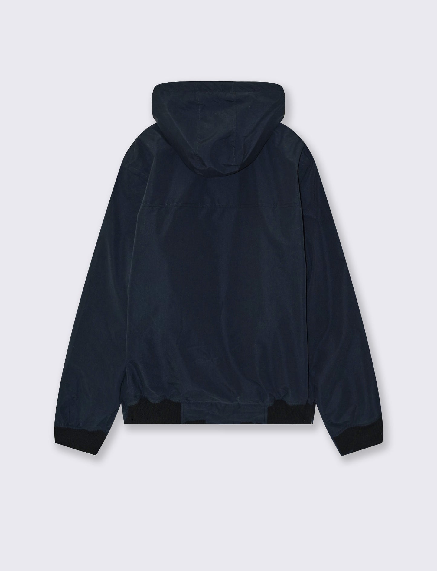 Giubbotto imbottito con cappuccio e tasche - Blu