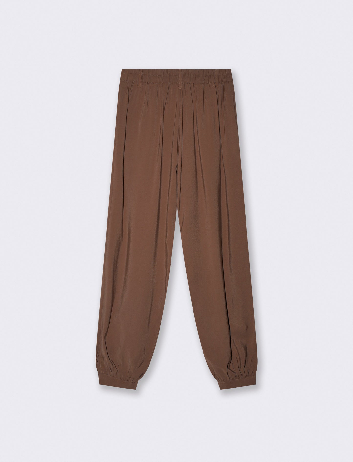 Chino pants with elastic bottom - Brown