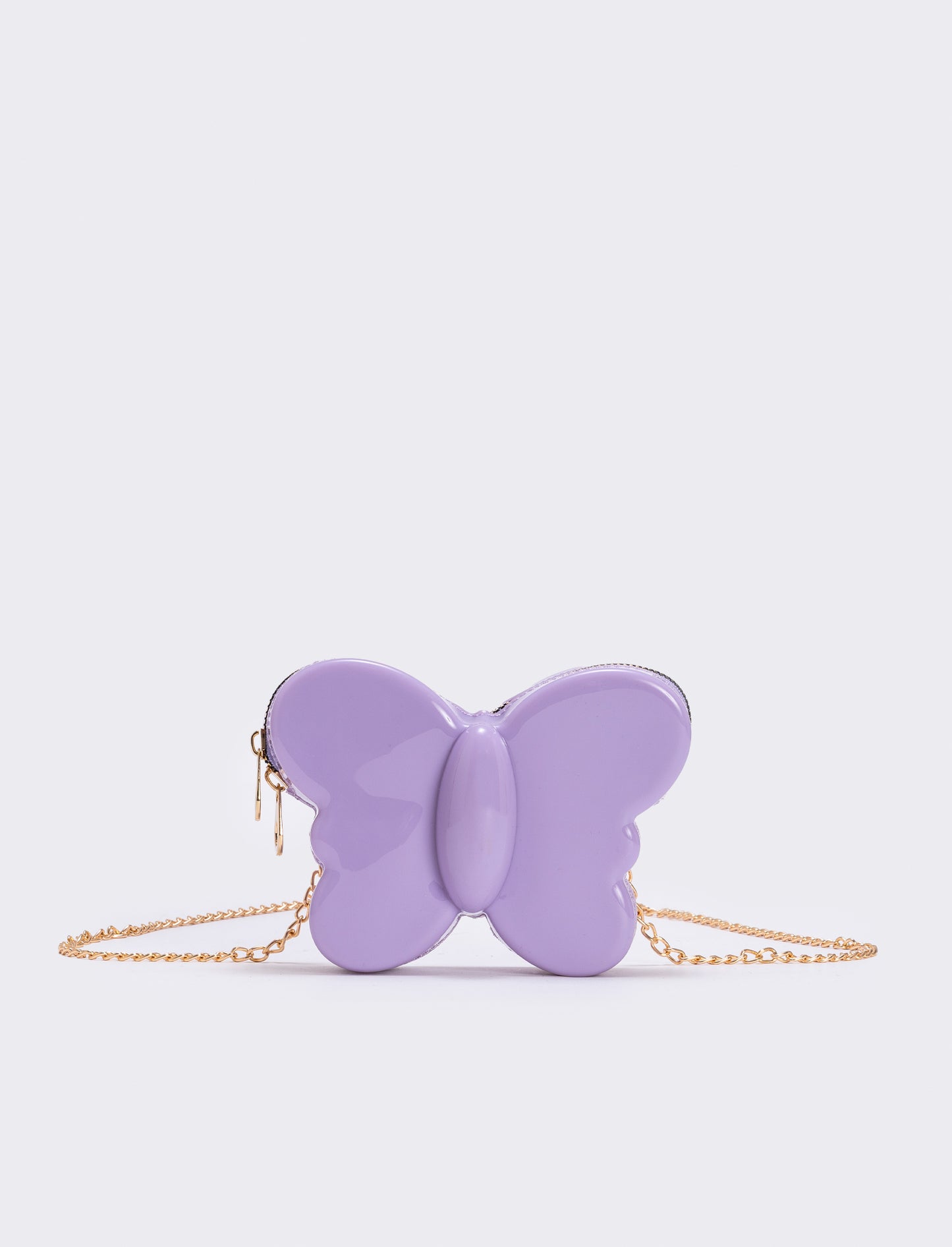 Borsetta farfallina glitter per bambina - Lilla
