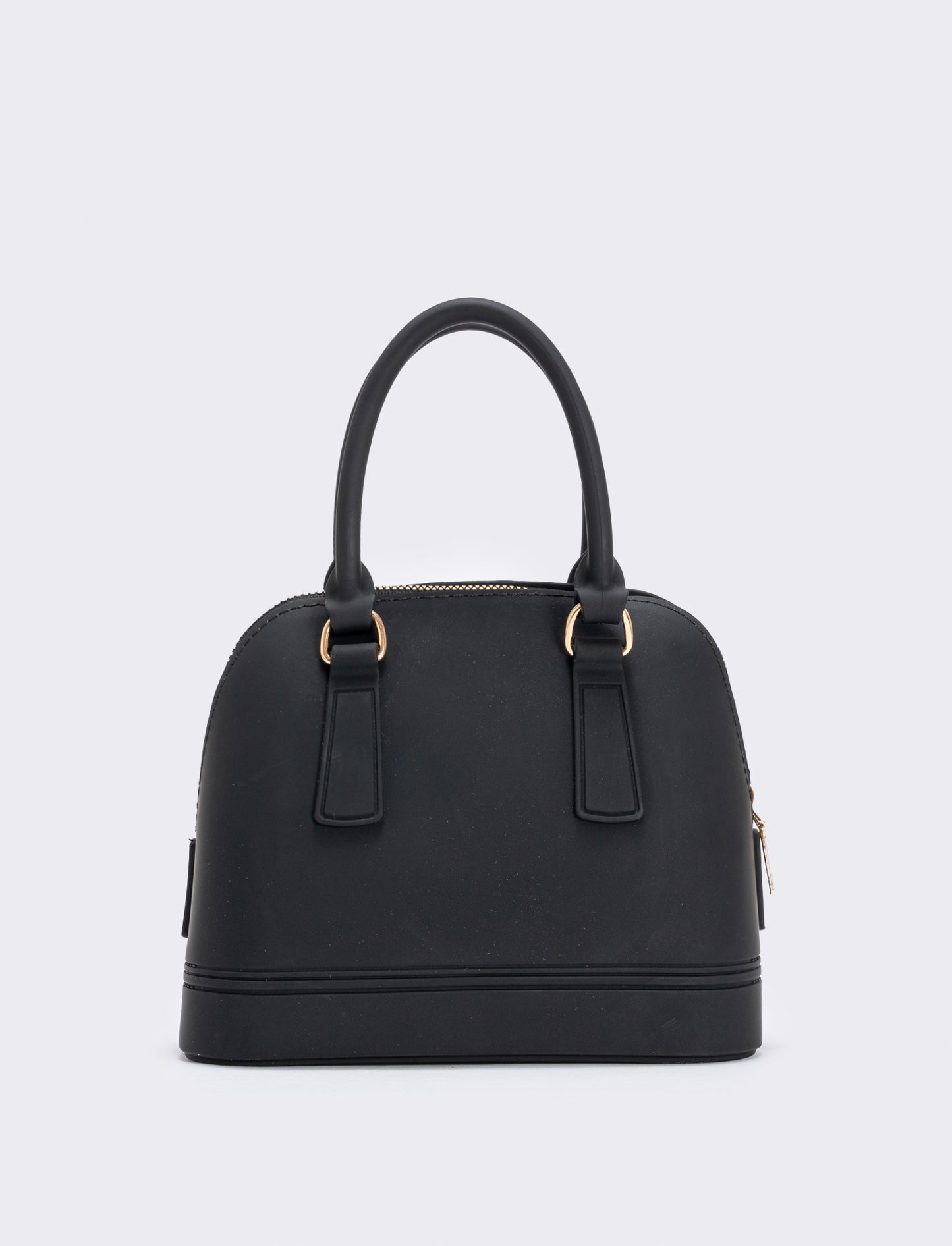 Bauletto donna soft touch con tracolla - Nero