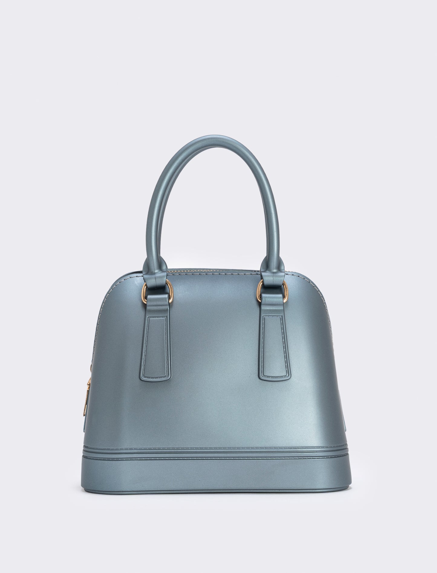 Bauletto donna soft touch con tracolla - Grigio