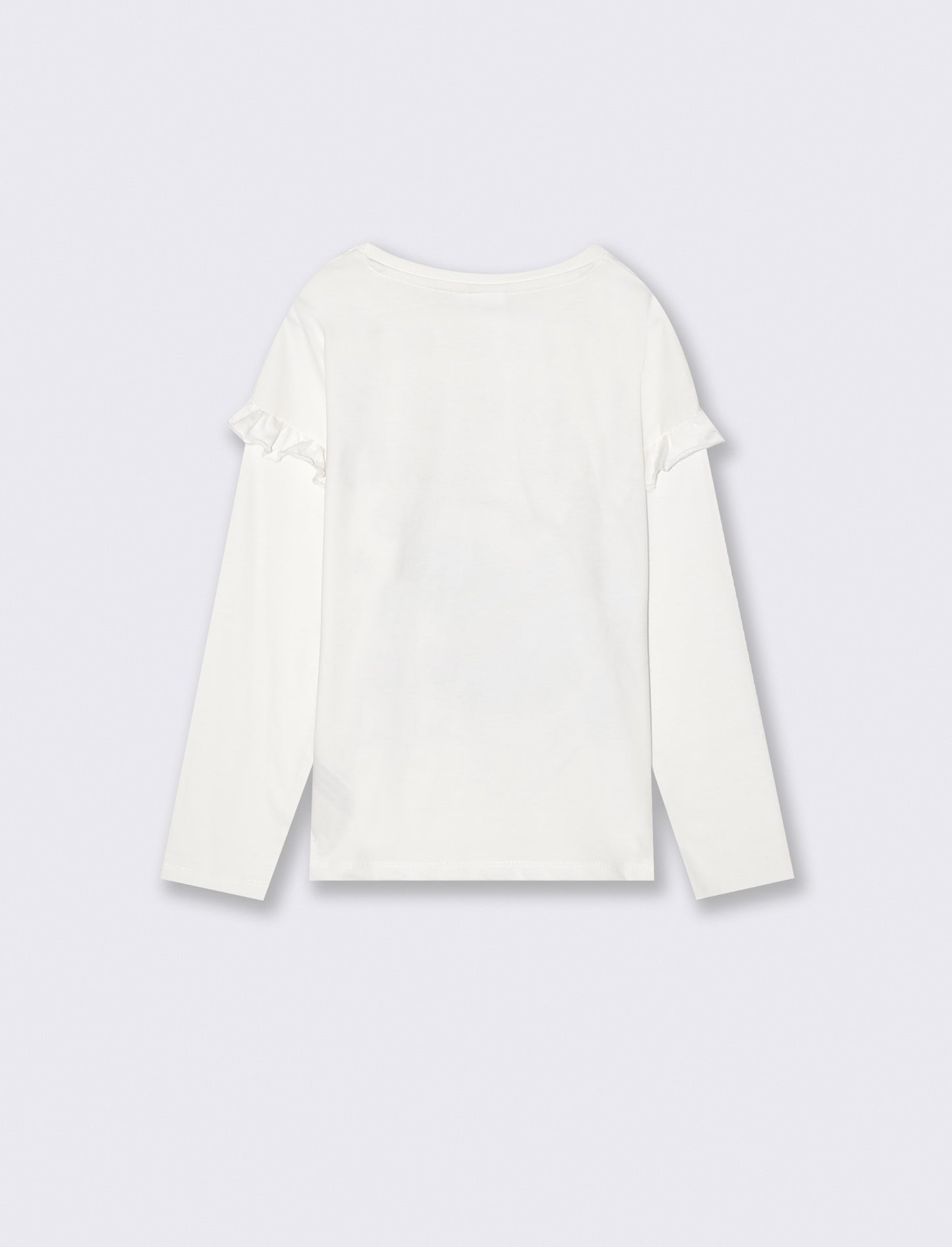 T-shirt Disney Stitch manica lunga natalizia - Bianco