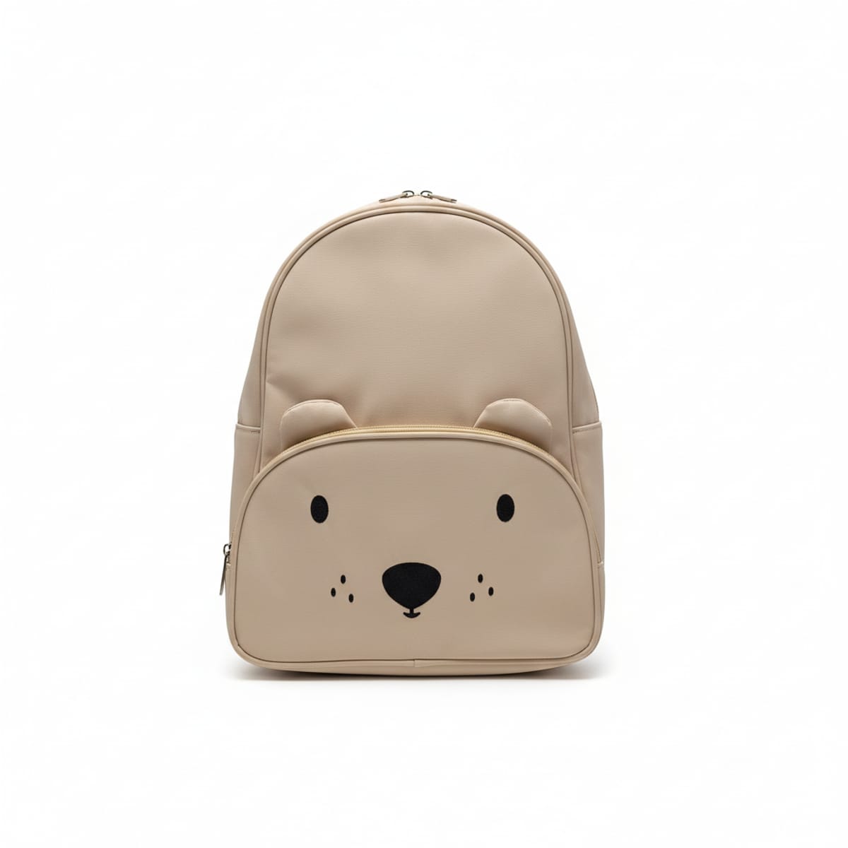 Zainetto nylon con orsetto per bambini - Beige