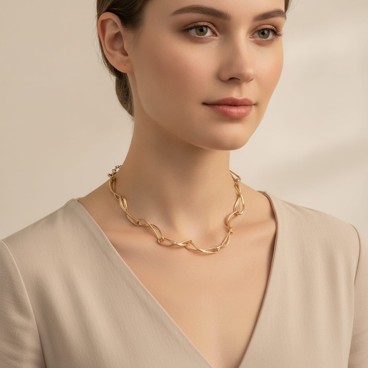 Collana Nodi Intrecciati - Oro