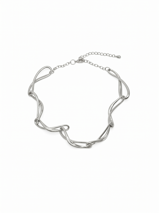 Collana Nodi Intrecciati - Argento