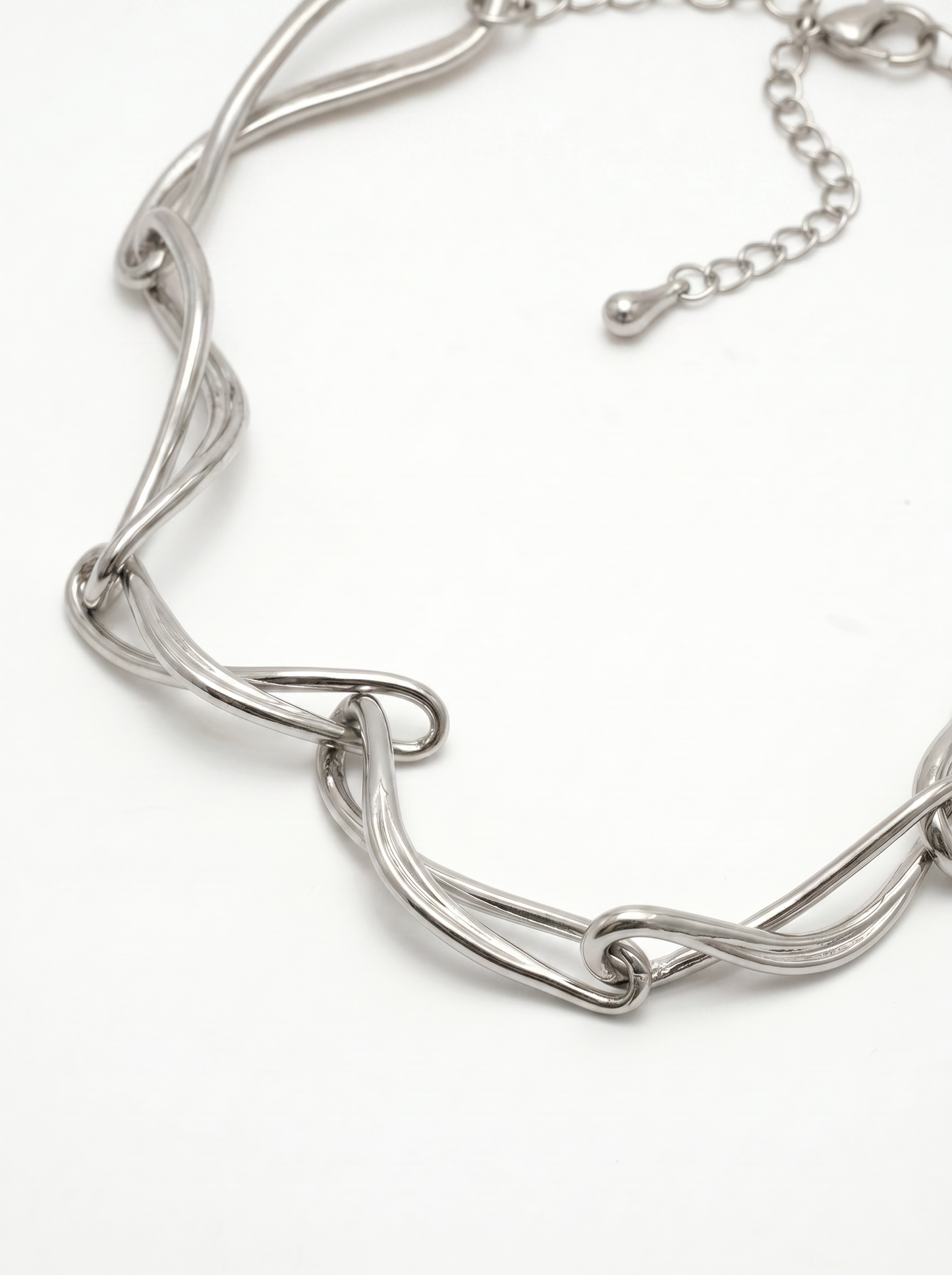 Collana Nodi Intrecciati - Argento