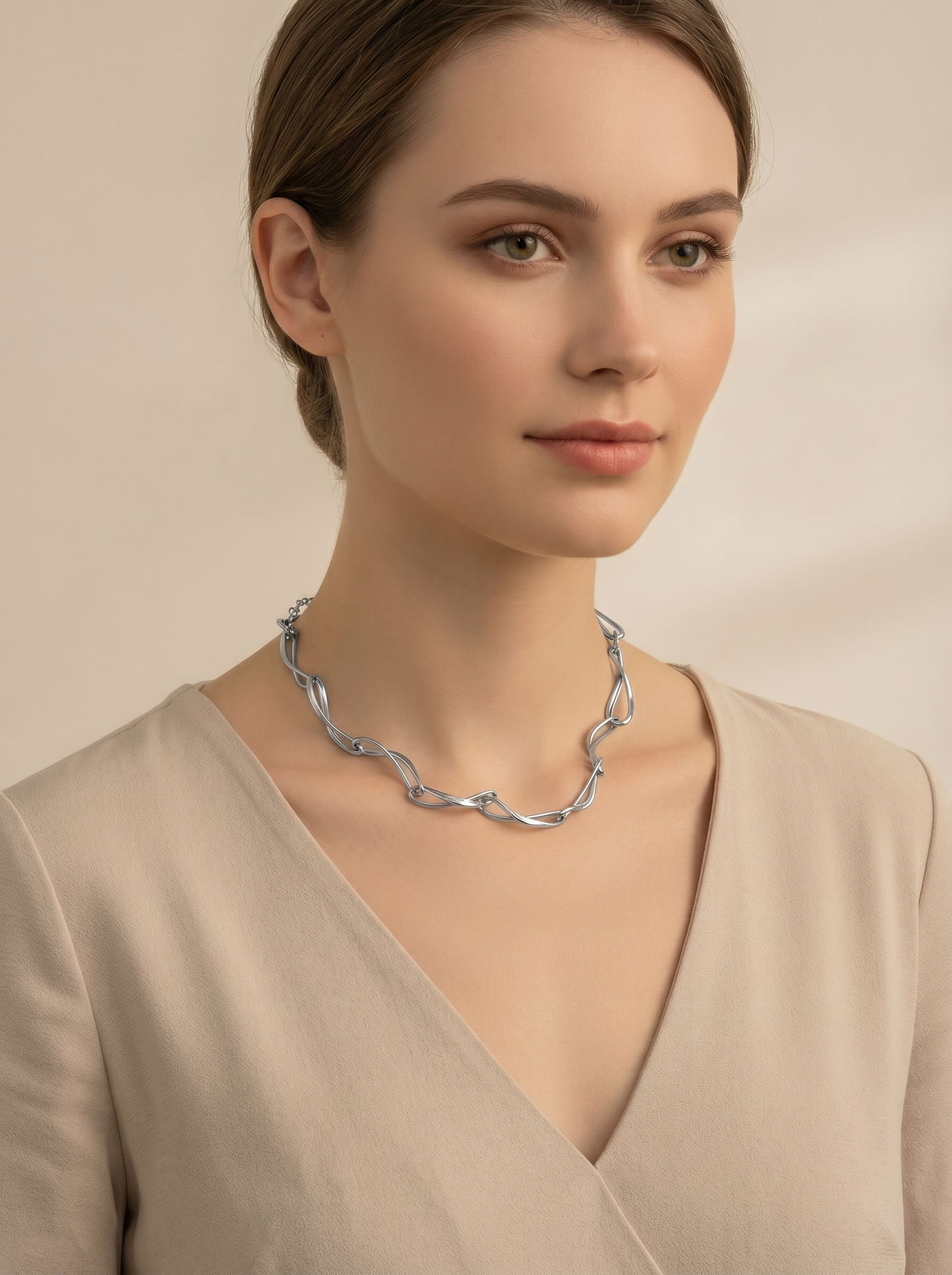 Collana Nodi Intrecciati - Argento
