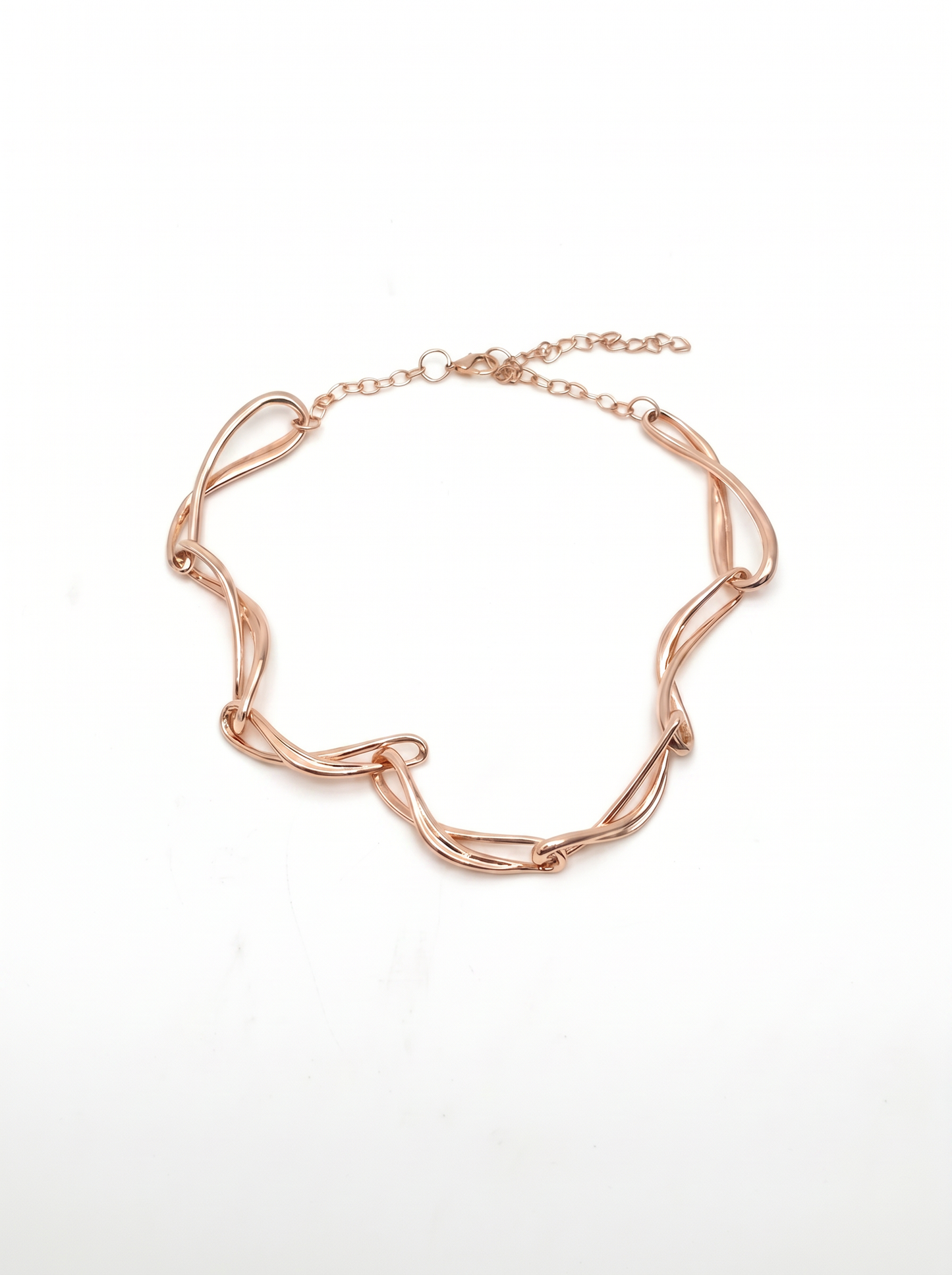Collana Nodi Intrecciati - Oro rosa