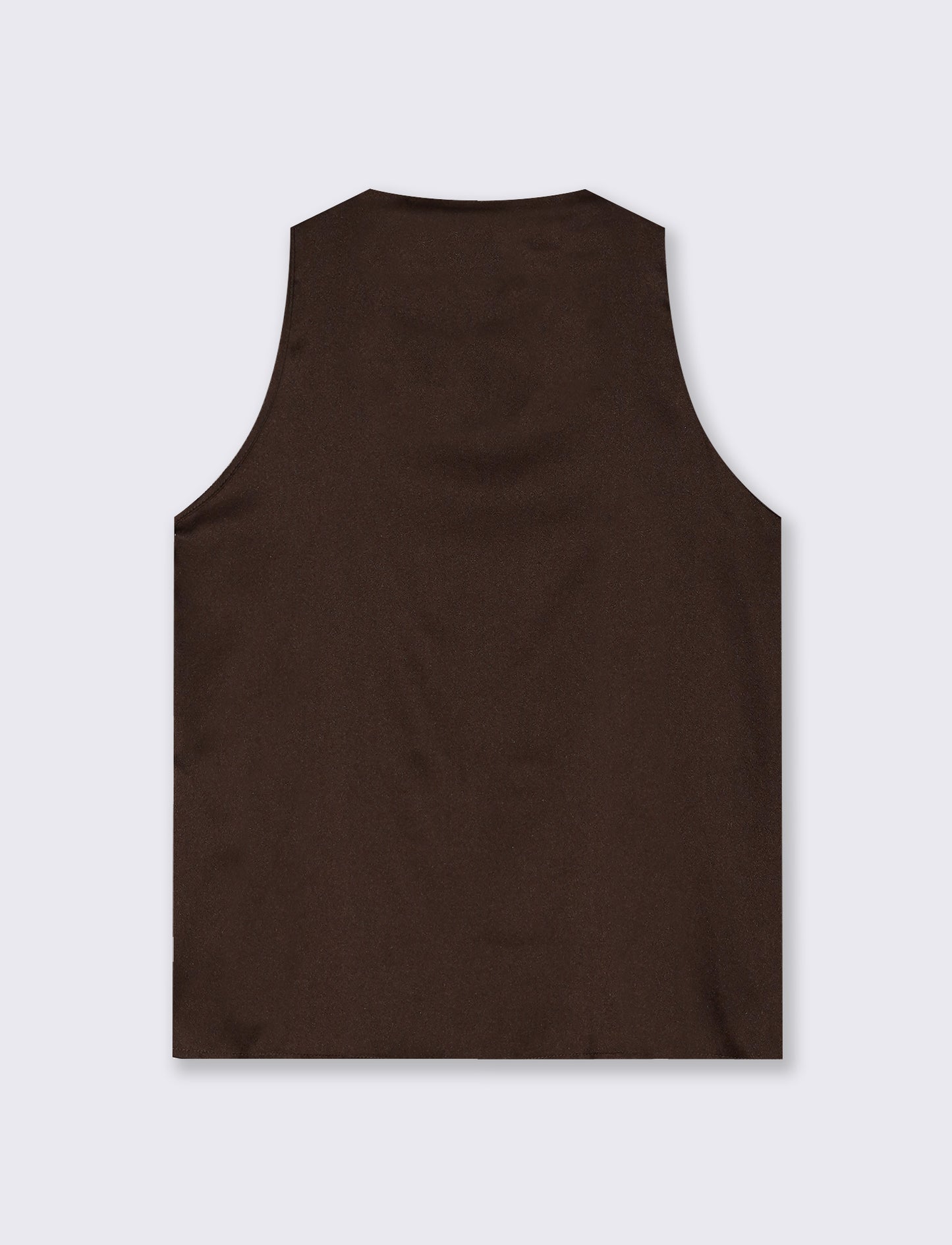 Top Scollo a V in Tessuto Leggero - Beige