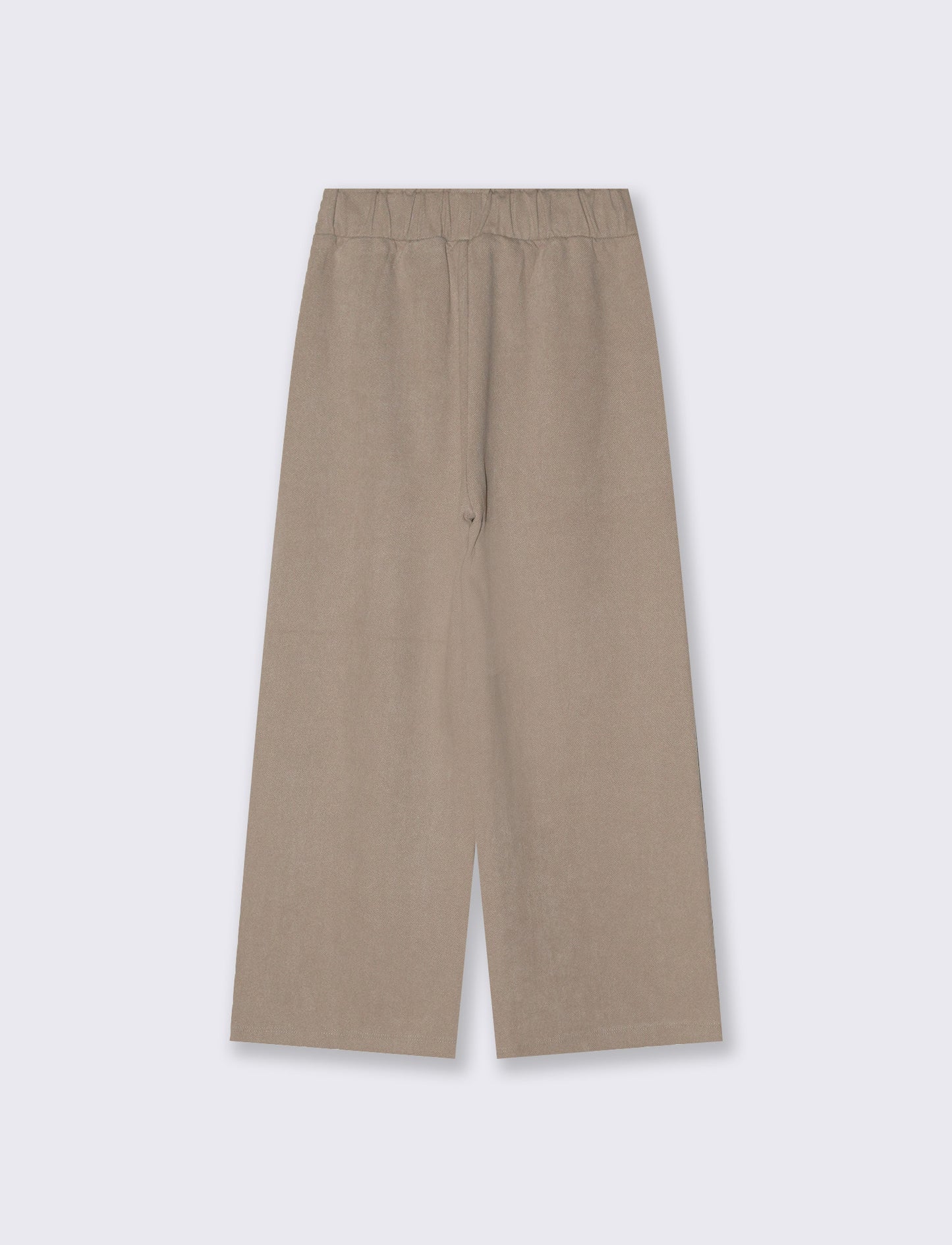Pantalone gamba ampia - Beige