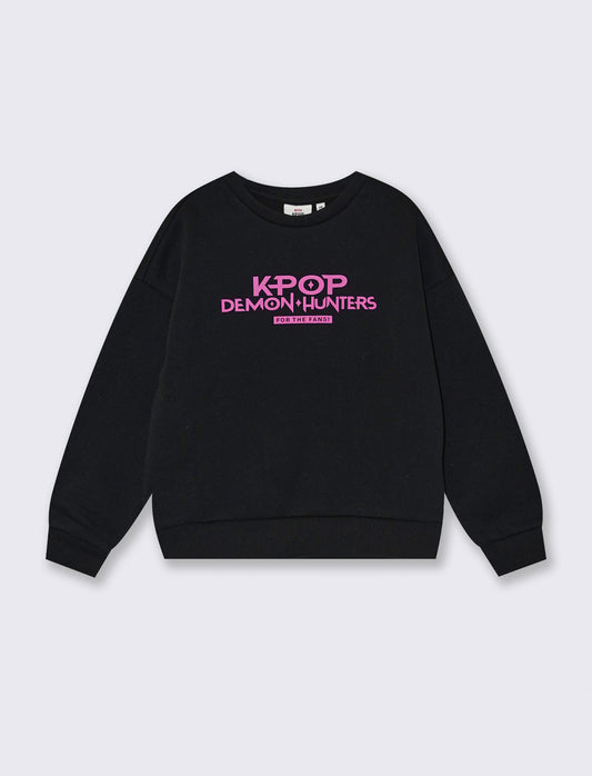 Felpa girocollo K-Pop demon hunters - Nero