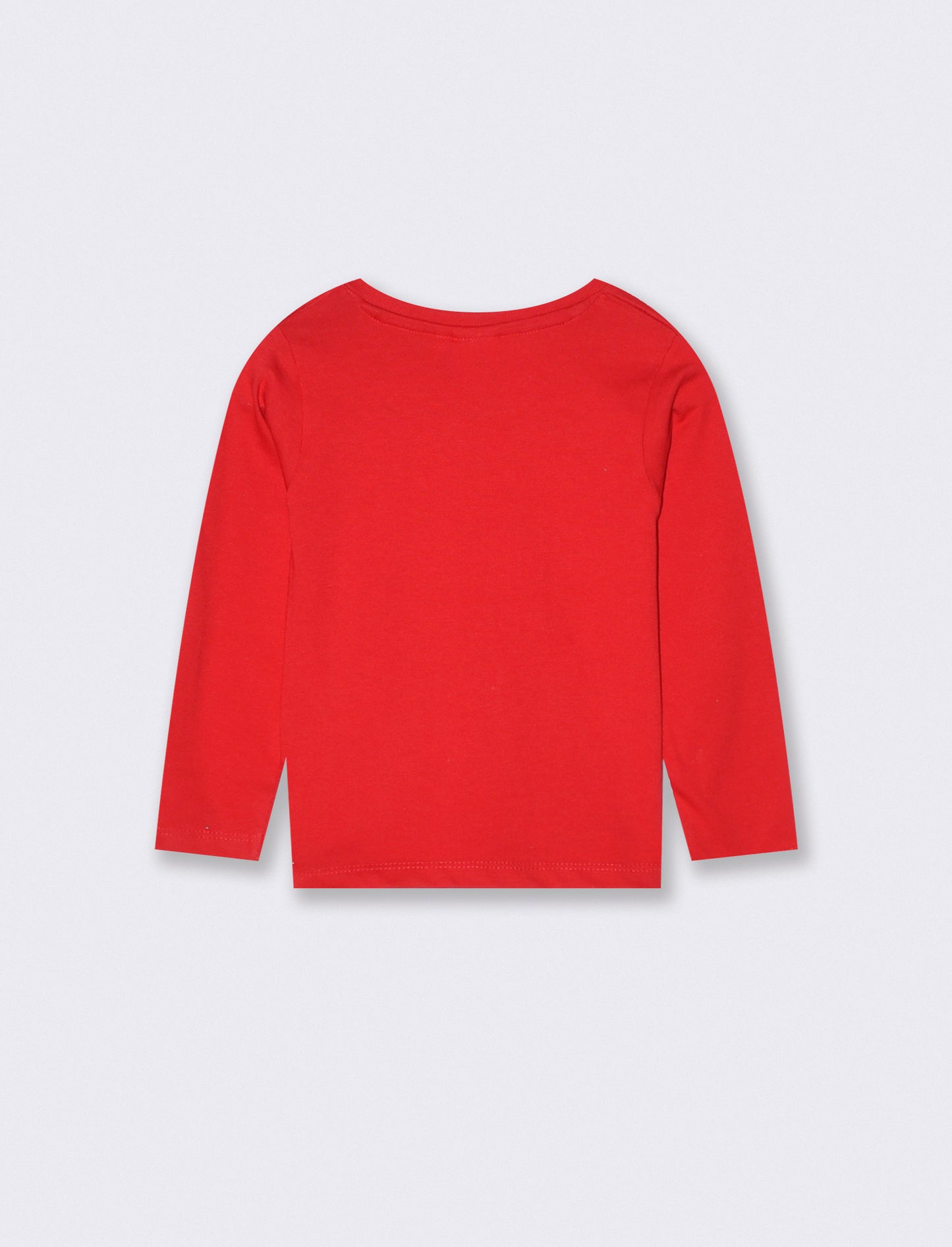 Mickey Mouse Long Sleeve Christmas T-Shirt - Red