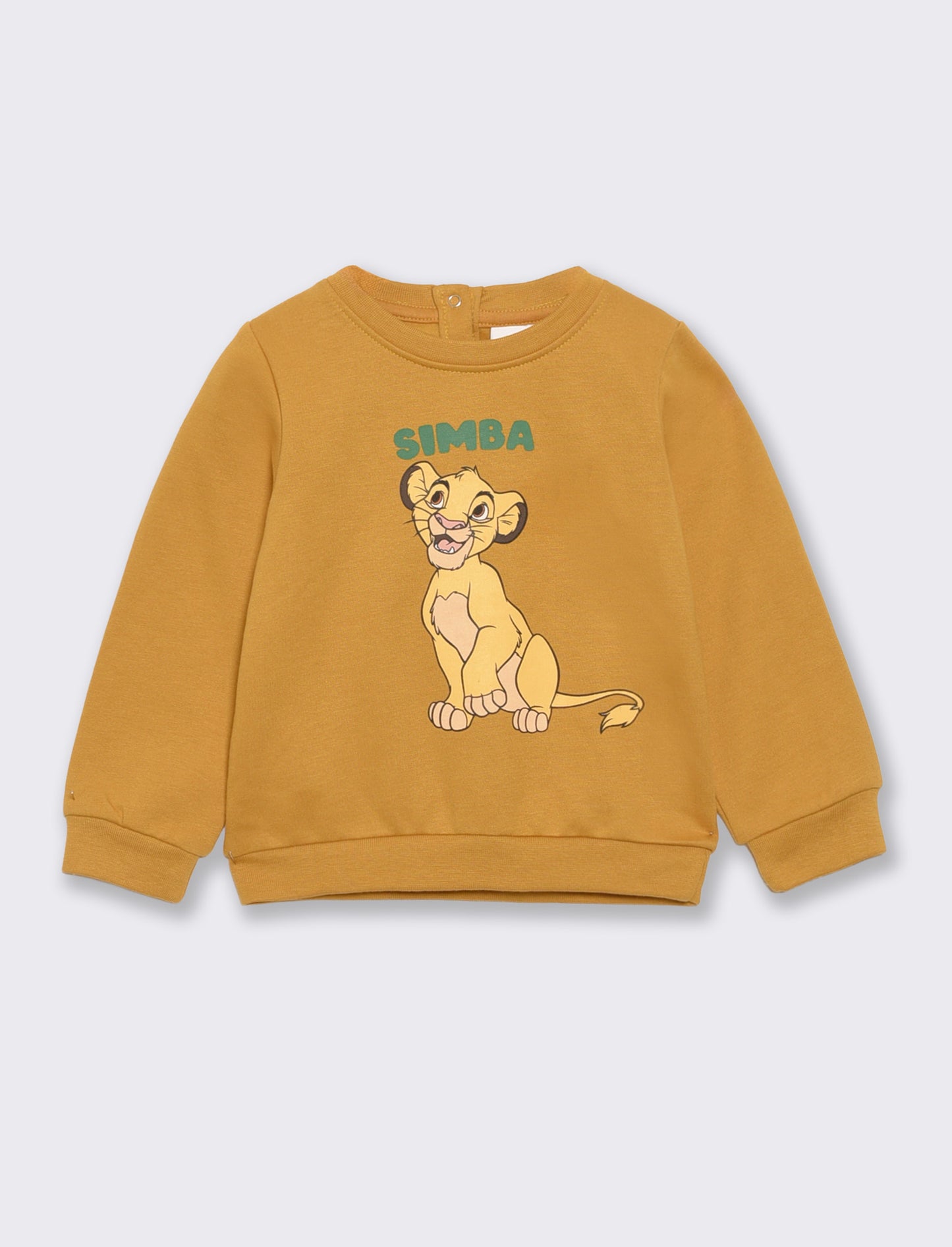 Felpa girocollo Il Re Leone Disney - Ocra