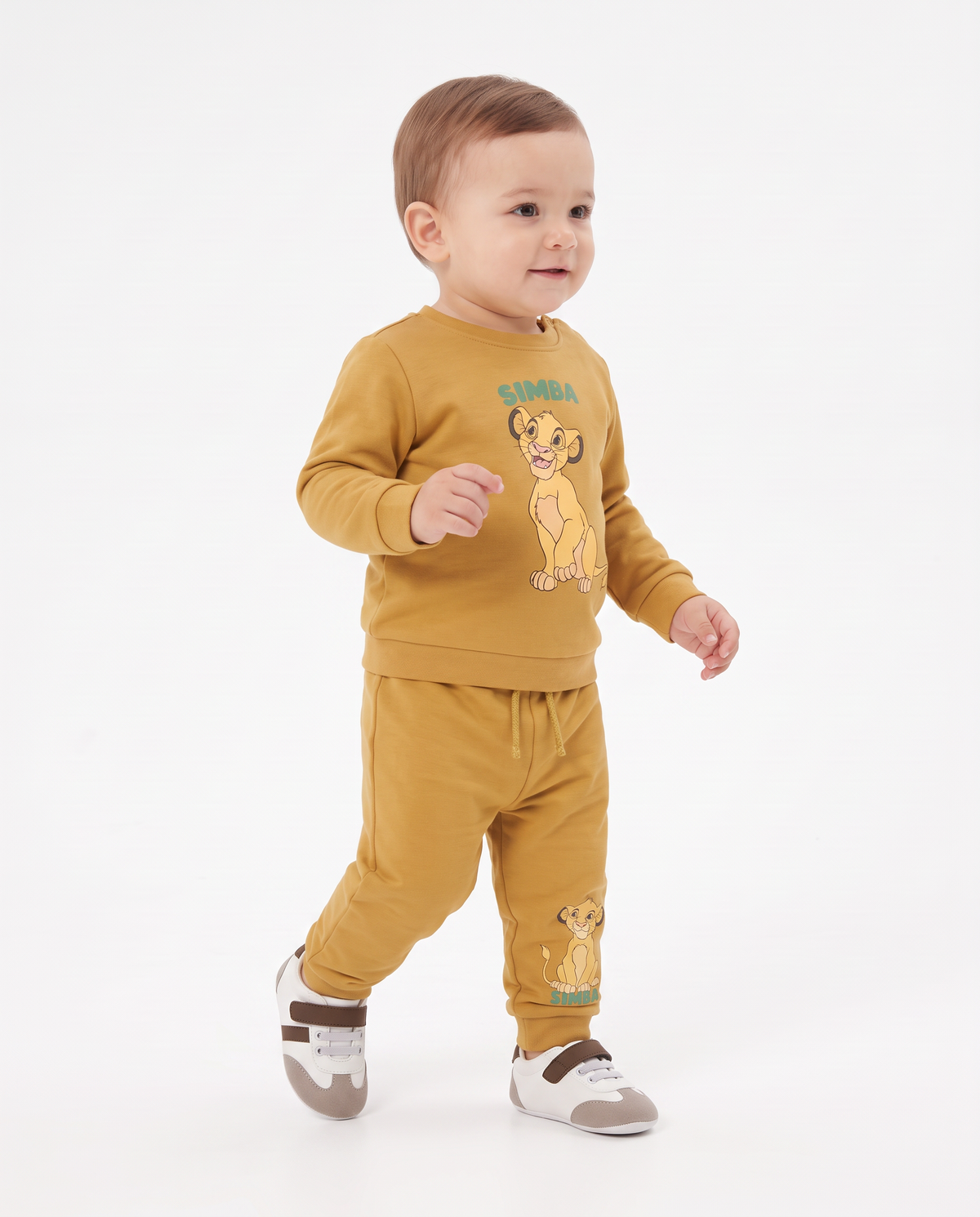 Lion King Sweatshirt Joggers - Yellow