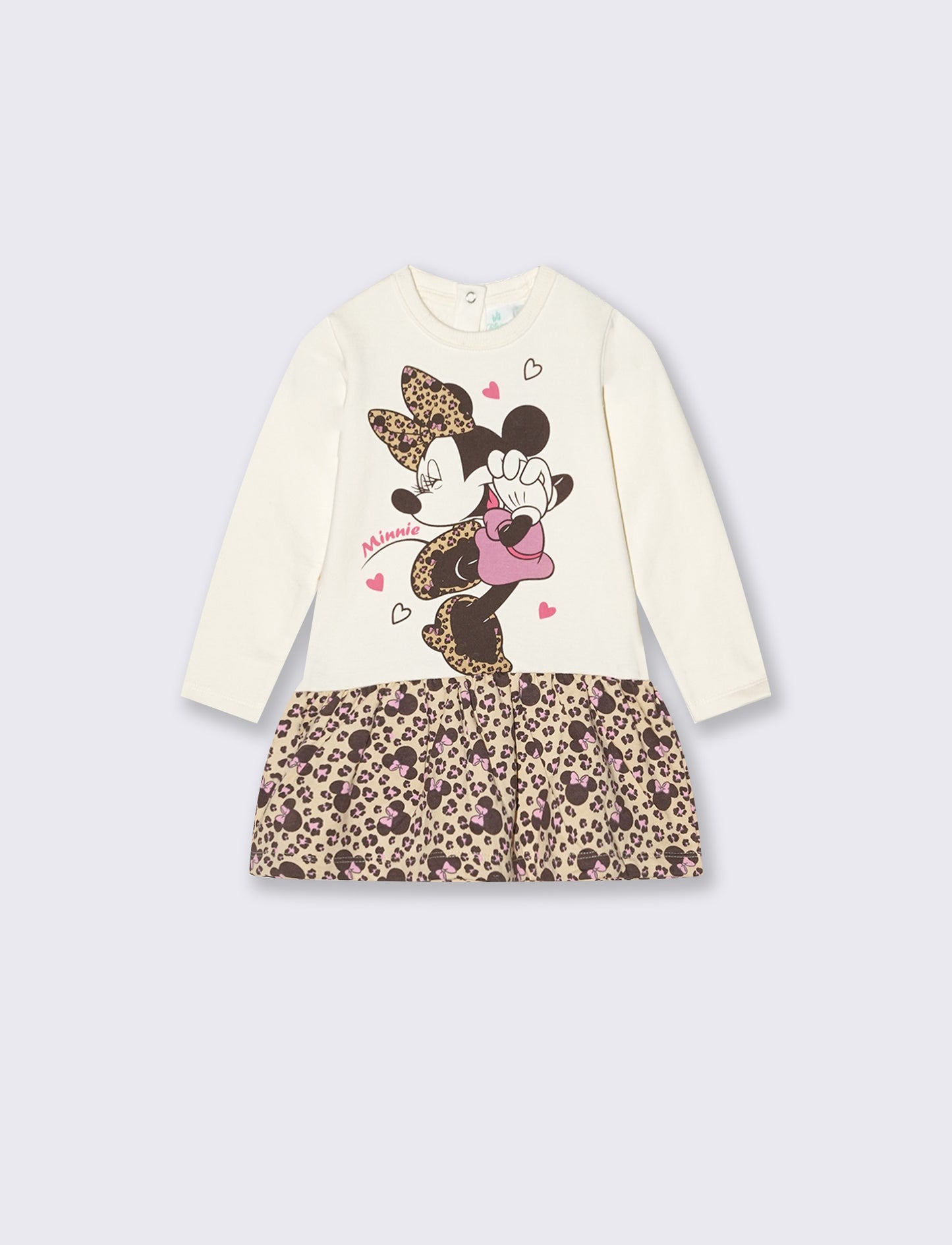 Abito Minnie Leopardato con Balze - Fantasia