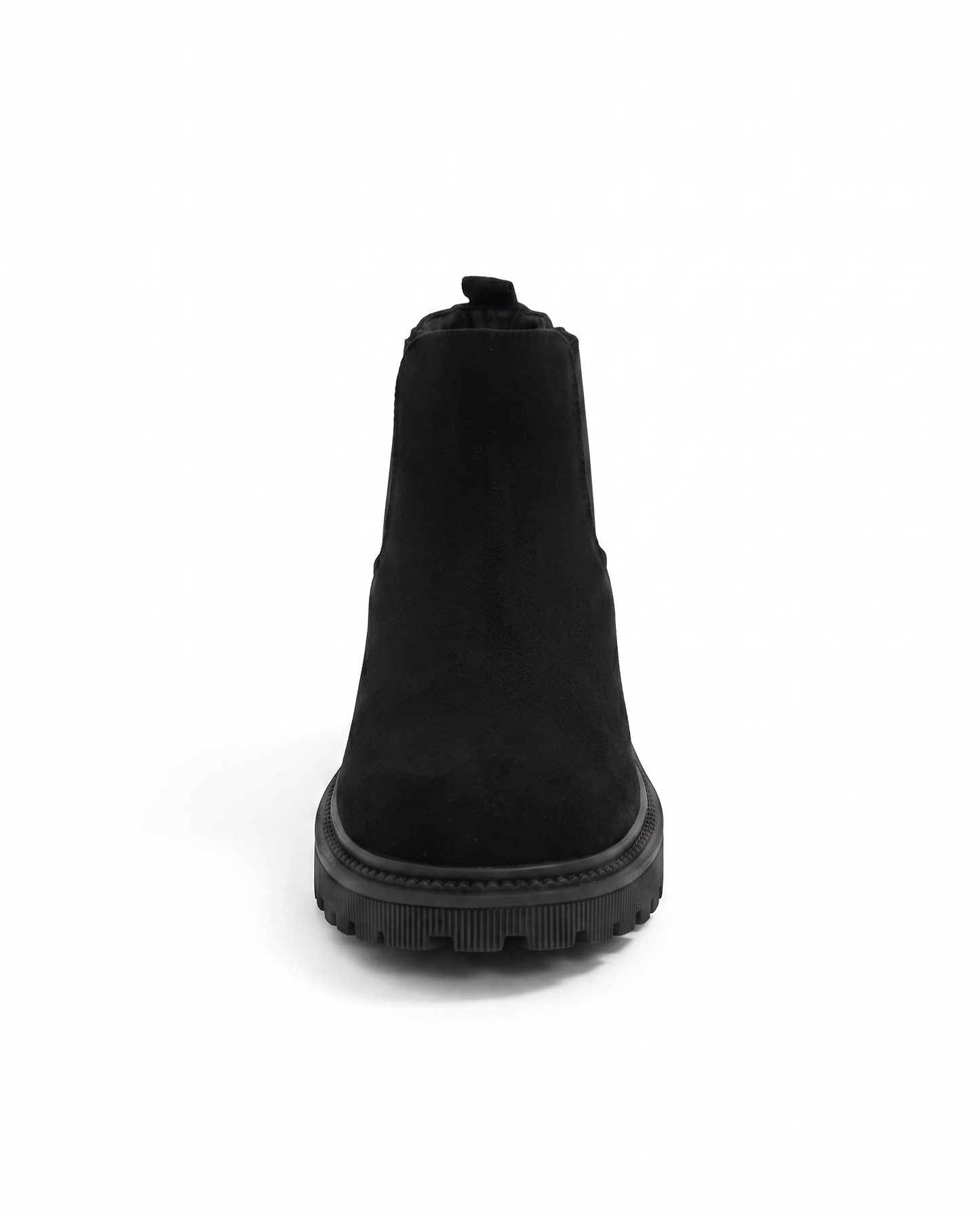 Stivaletto Chelsea bambino in microfibra - Nero