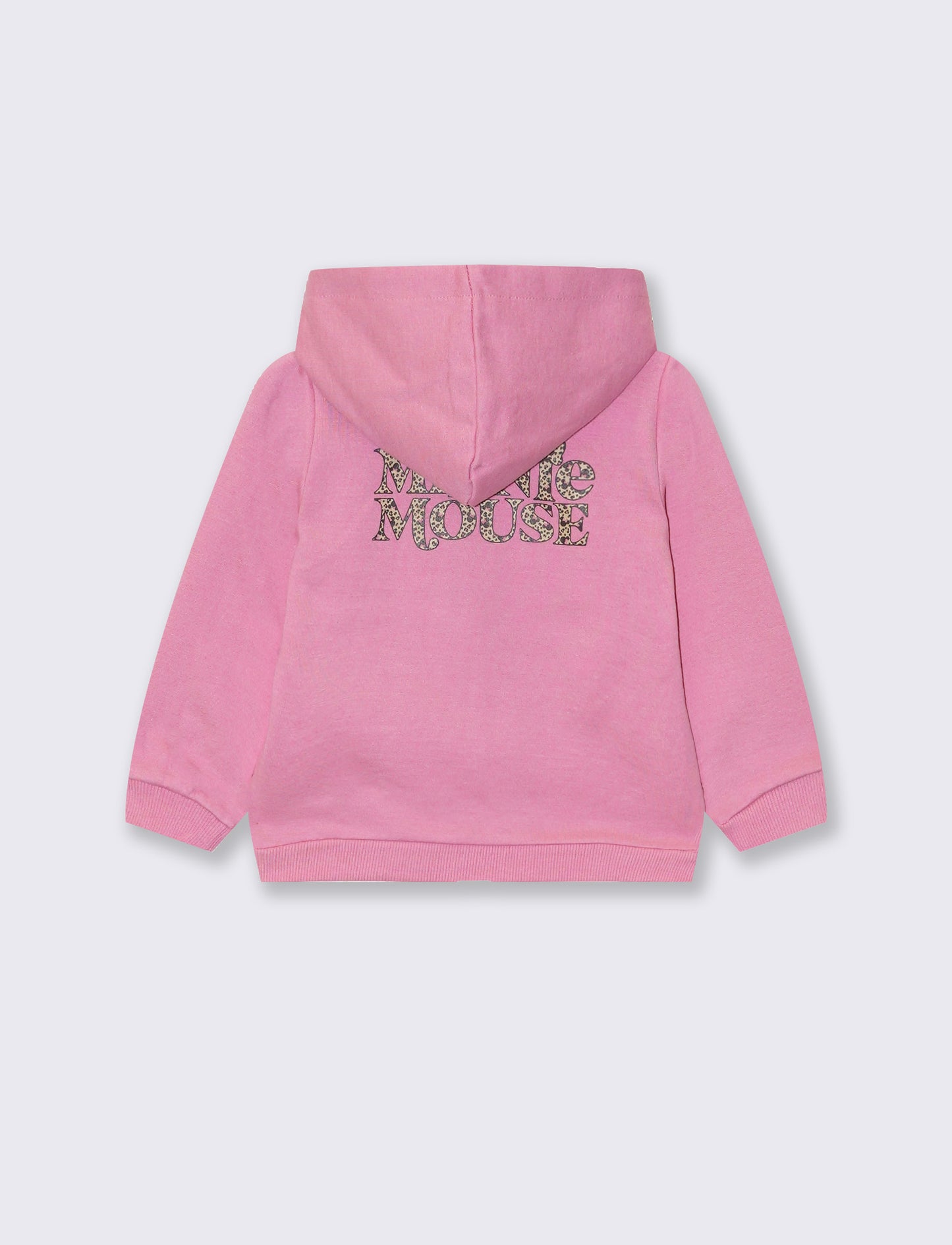 Felpa con cappuccio Minnie leopardata - Fuxia azalea