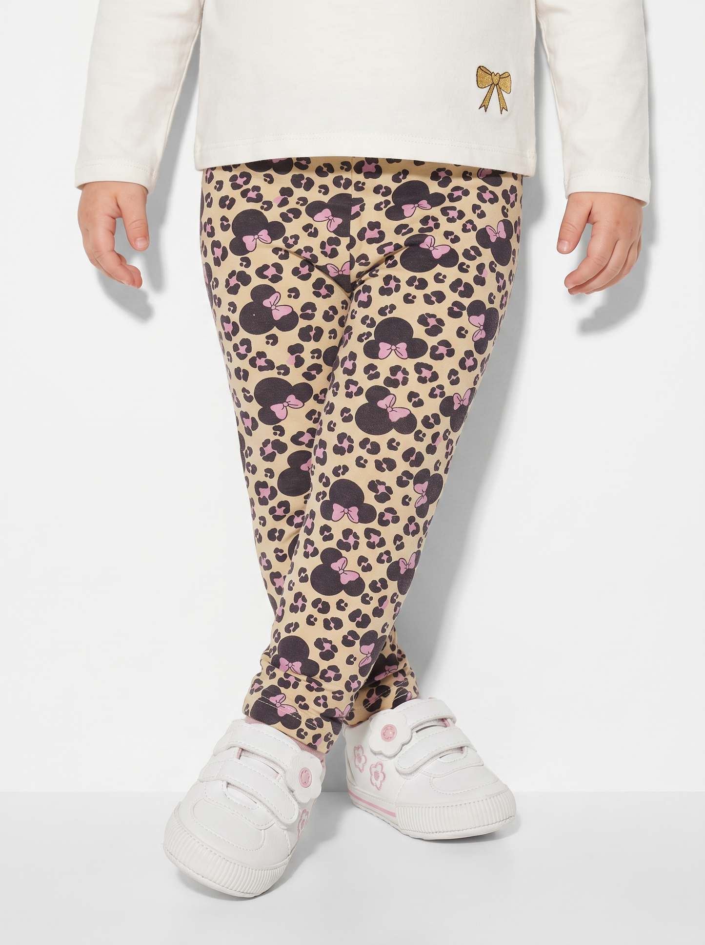 Leggings leopardato con Minnie Disney - Fantasia