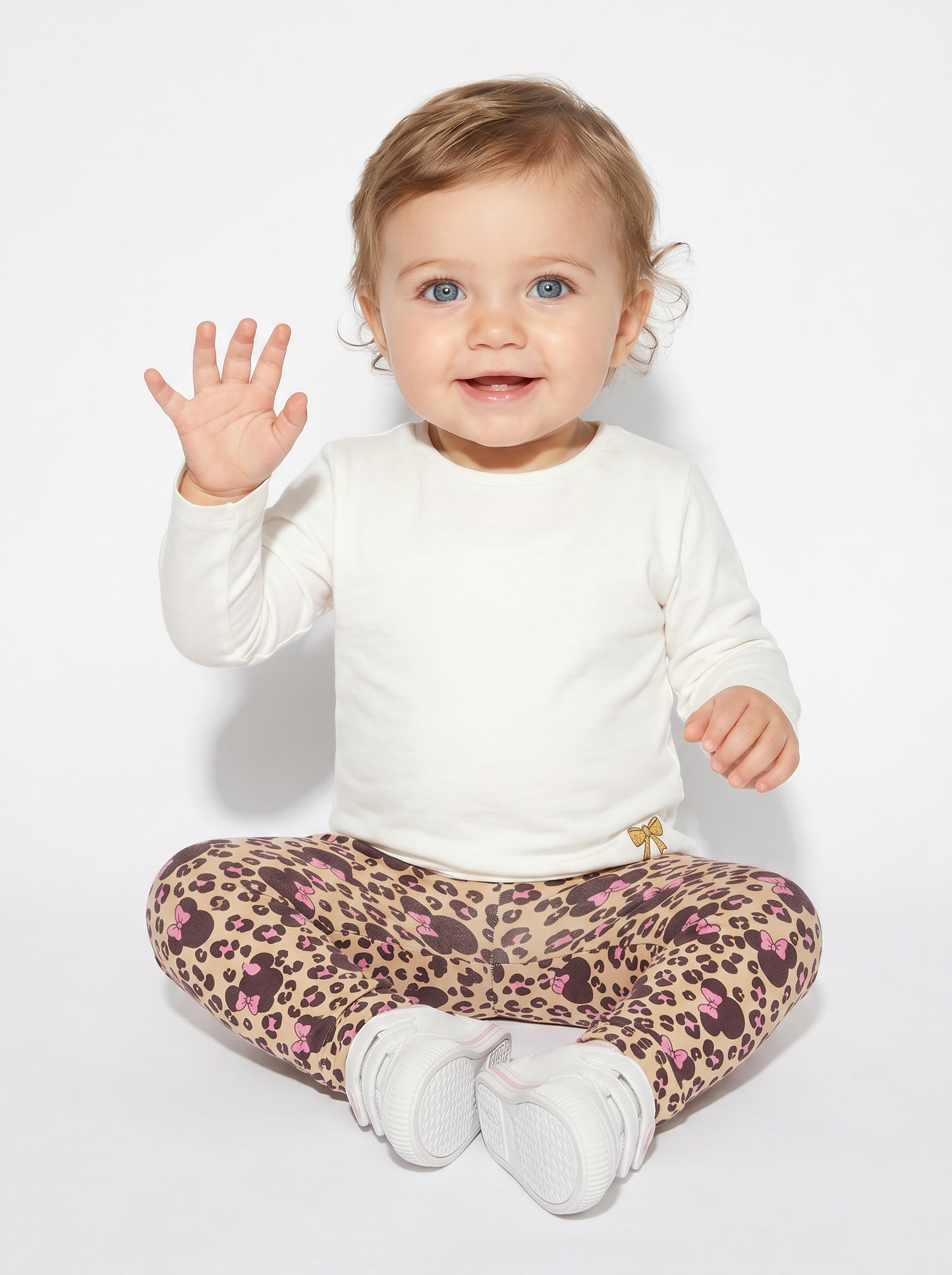 Leggings leopardato con Minnie Disney - Fantasia