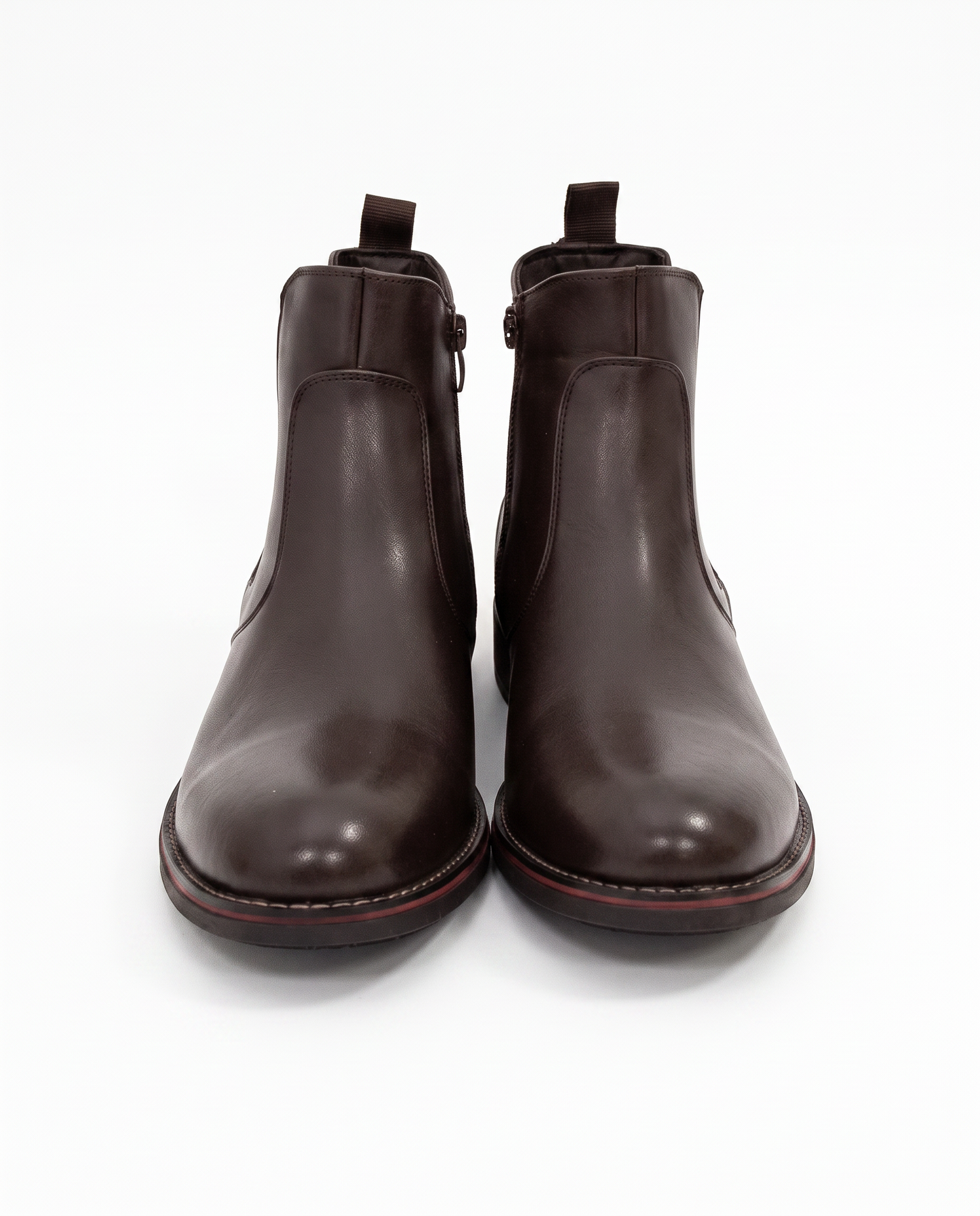 Stivale Chelsea Uomo in Poliuretano Nero - Marrone