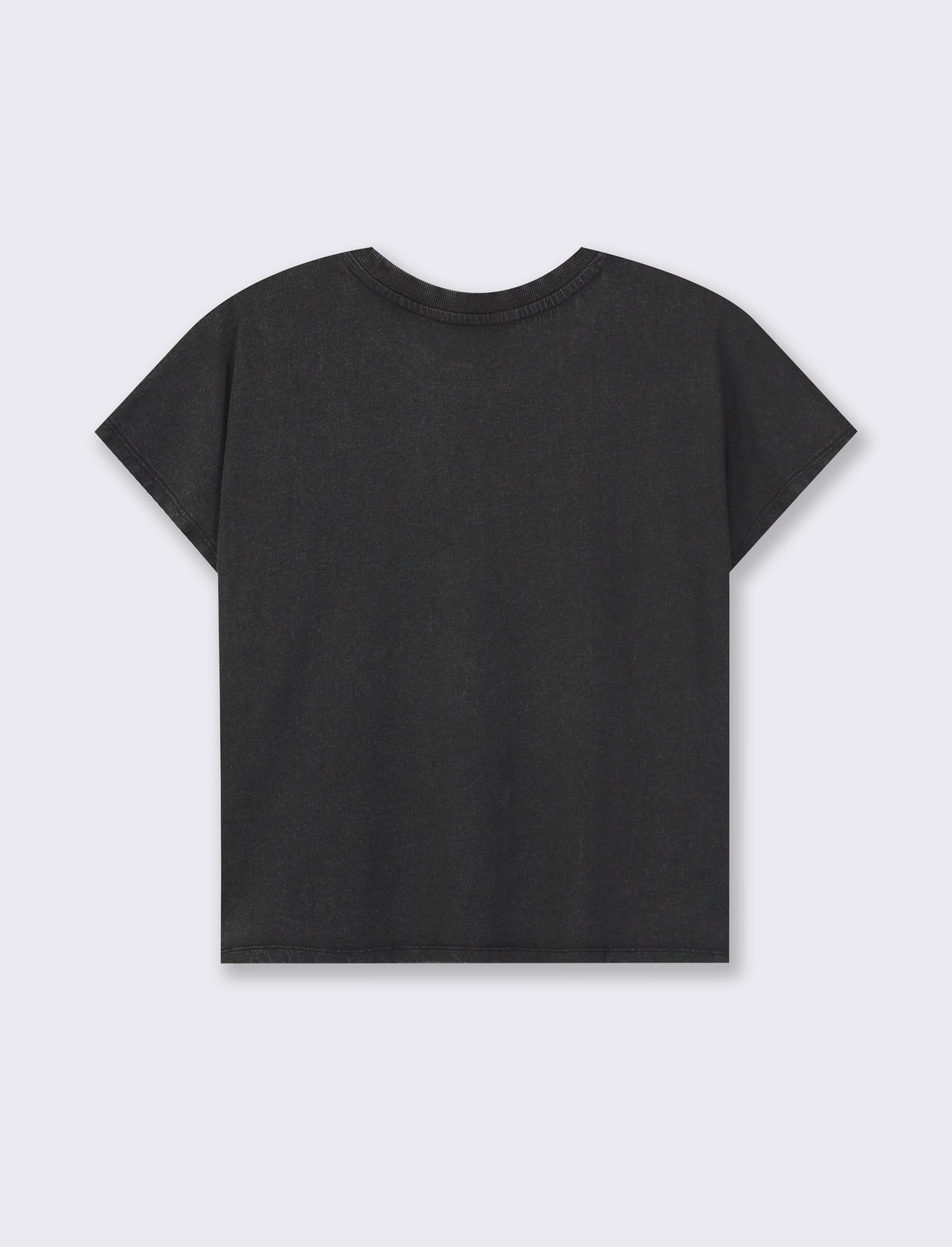T- shirt mezza manica in jersey da donna - Grigio antracite