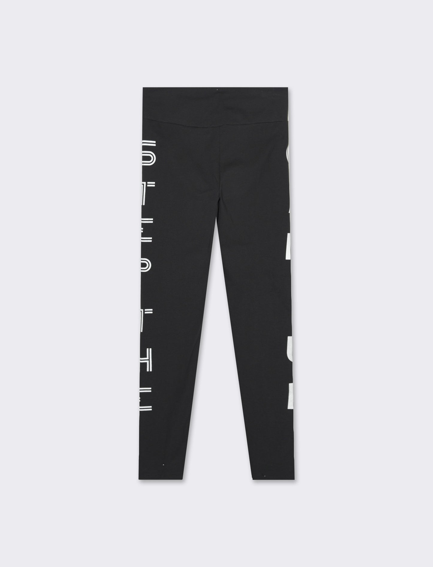 Legging in jersey di cotone elastico con stampa laterale - var 1