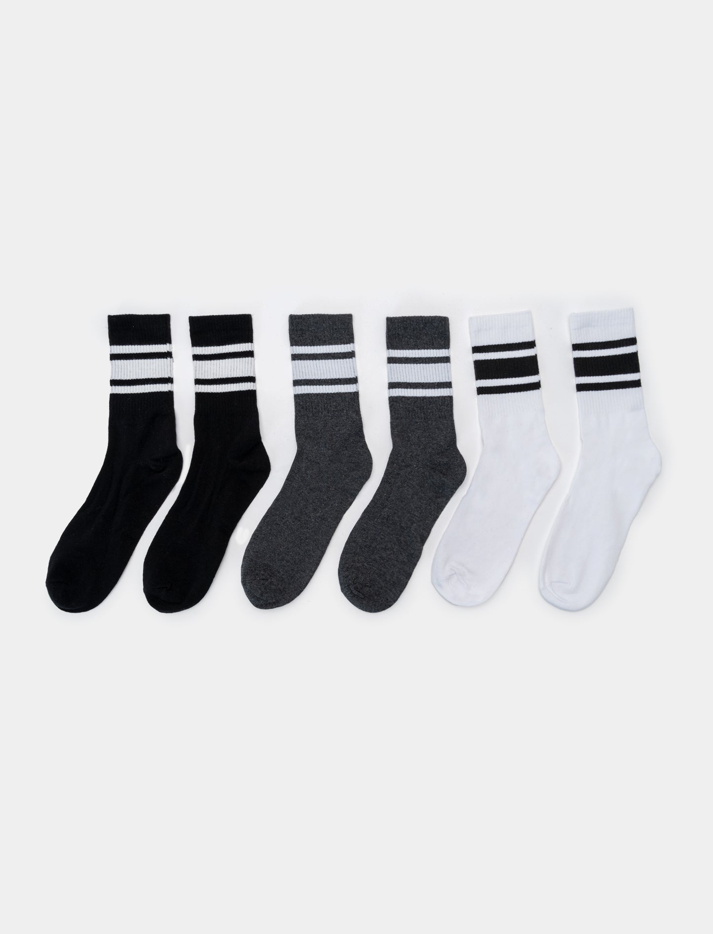 Men's Tennis Socks 3 Pack - White