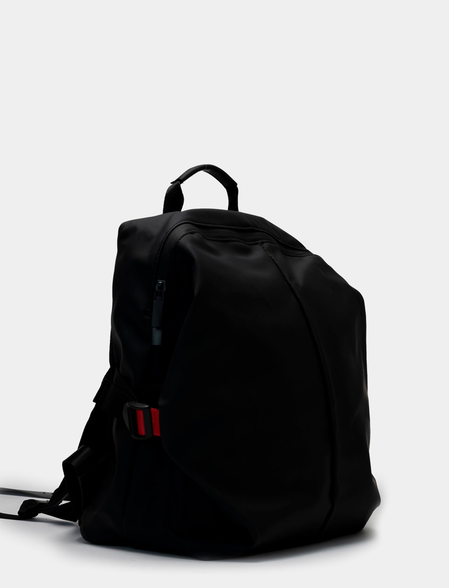 Men's Backpack with Double Zipper Pulls 27x35x8 cm - Black