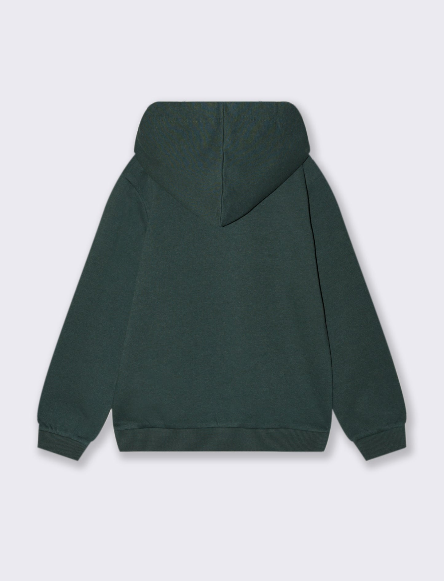 Felpa con cappuccio stampa maxi da bambino - Verde
