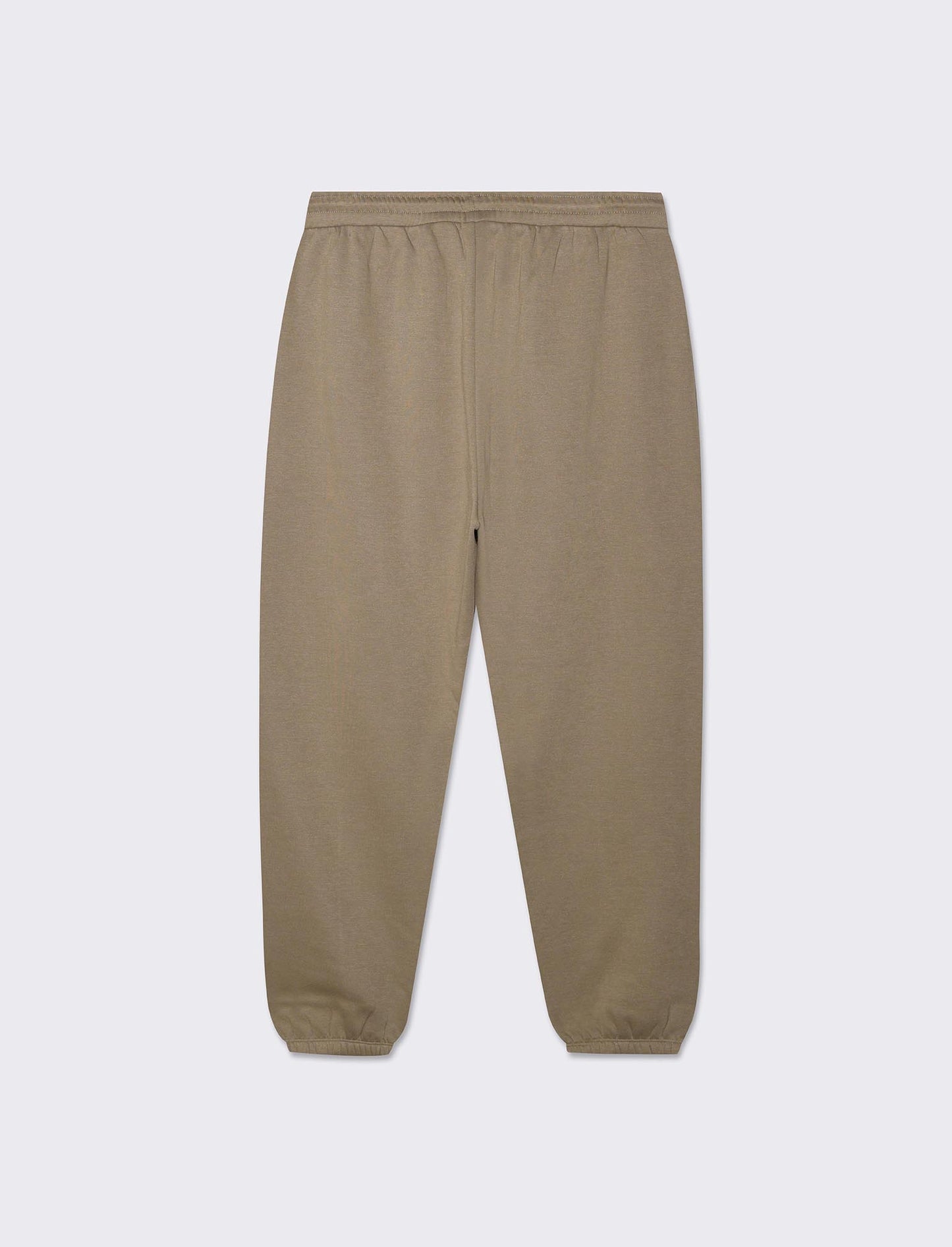 Pantaloni jogger in felpa garzata con vita elasticizzata - Verde kaki