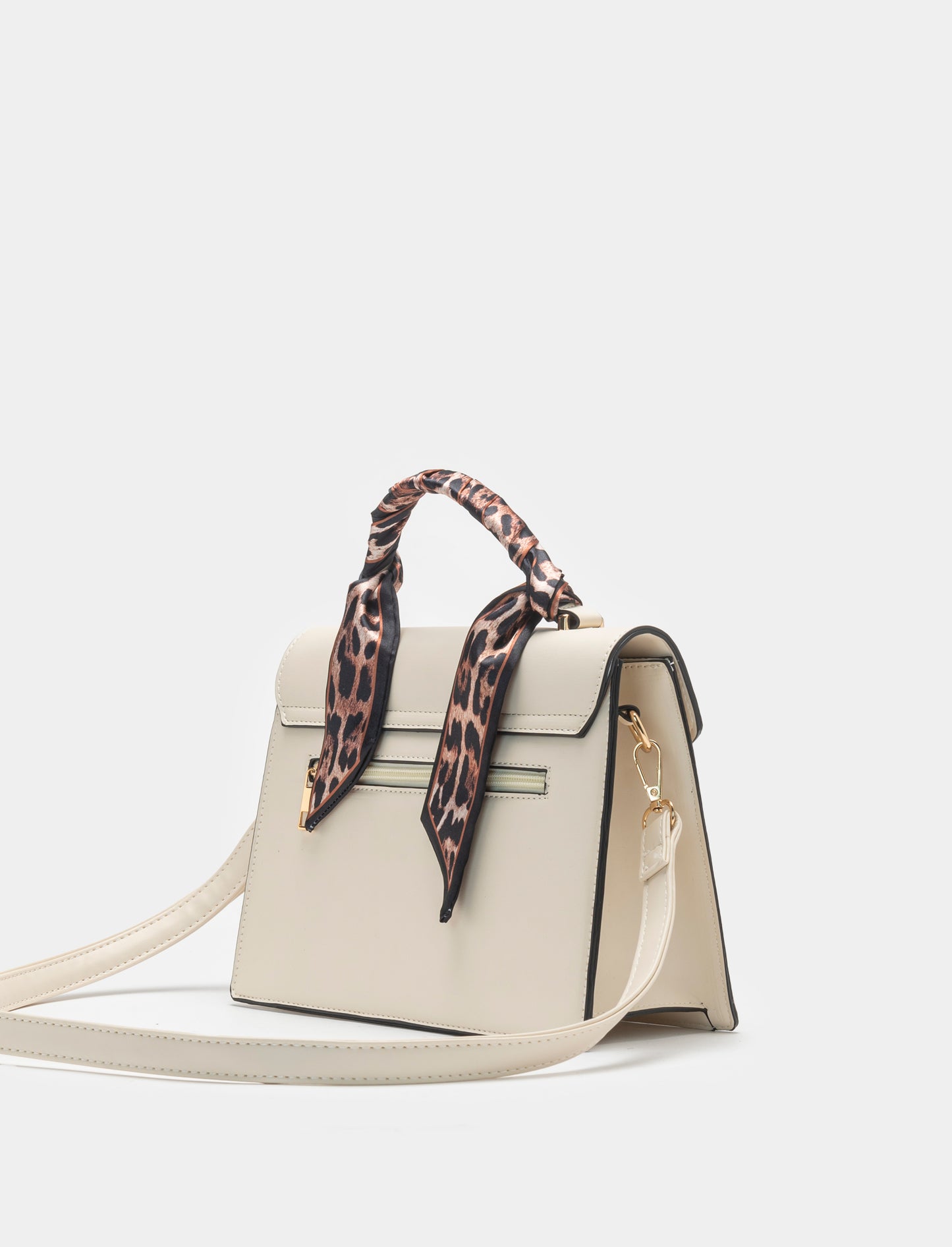 Borsa da donna con manico infilato - Beige