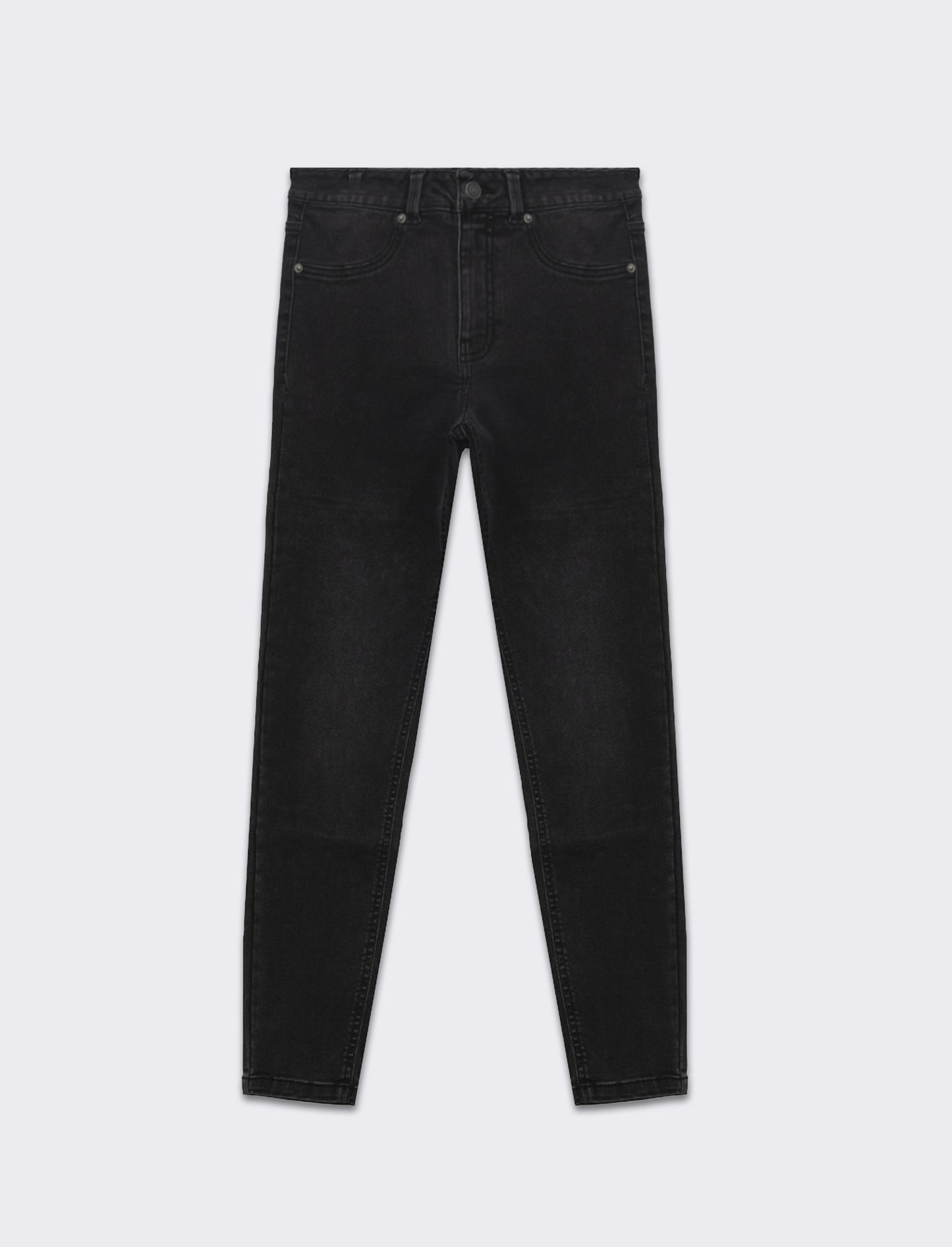 Jeans basico 5 tasche da donna - Nero
