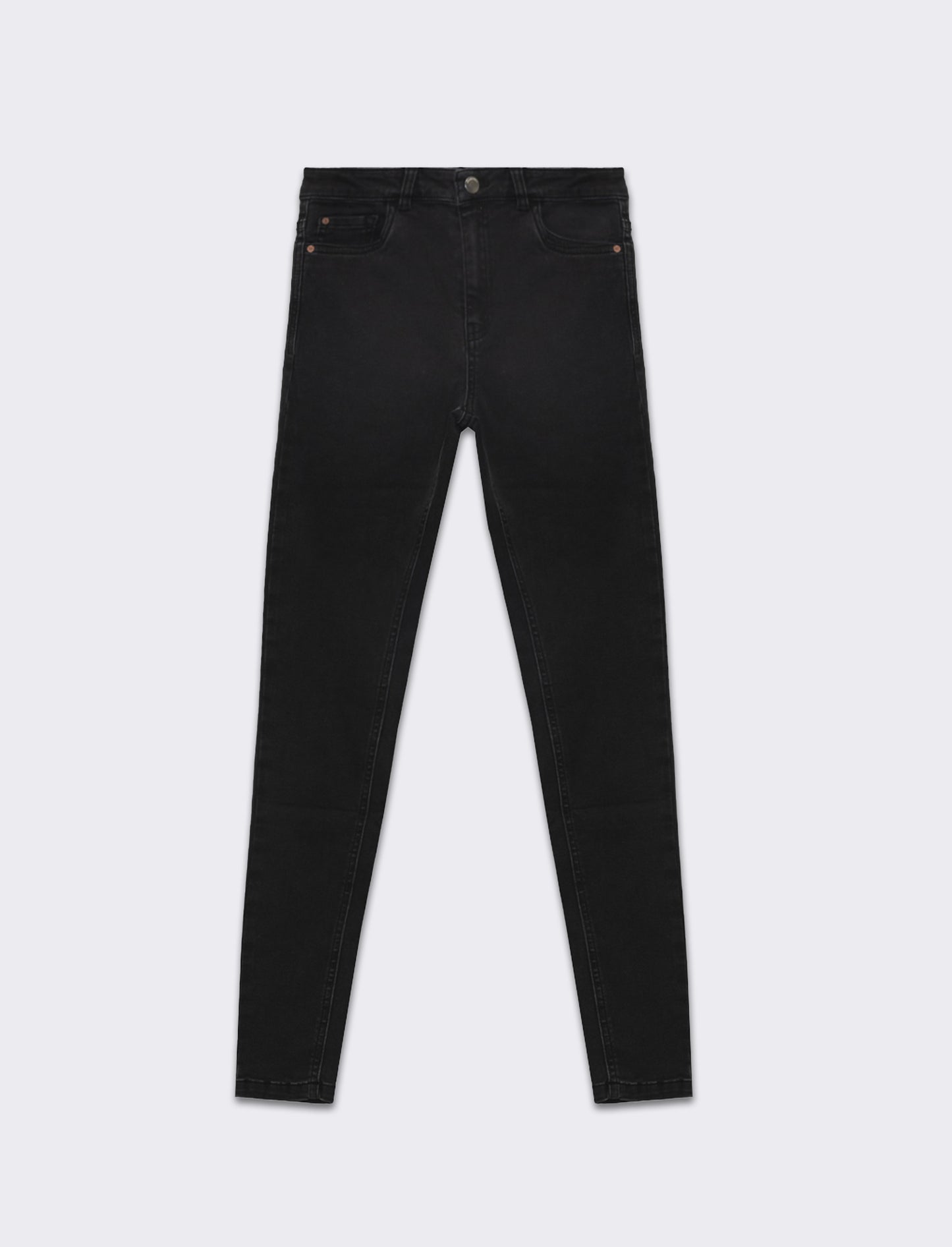 Jeans basico skinny da donna - Nero