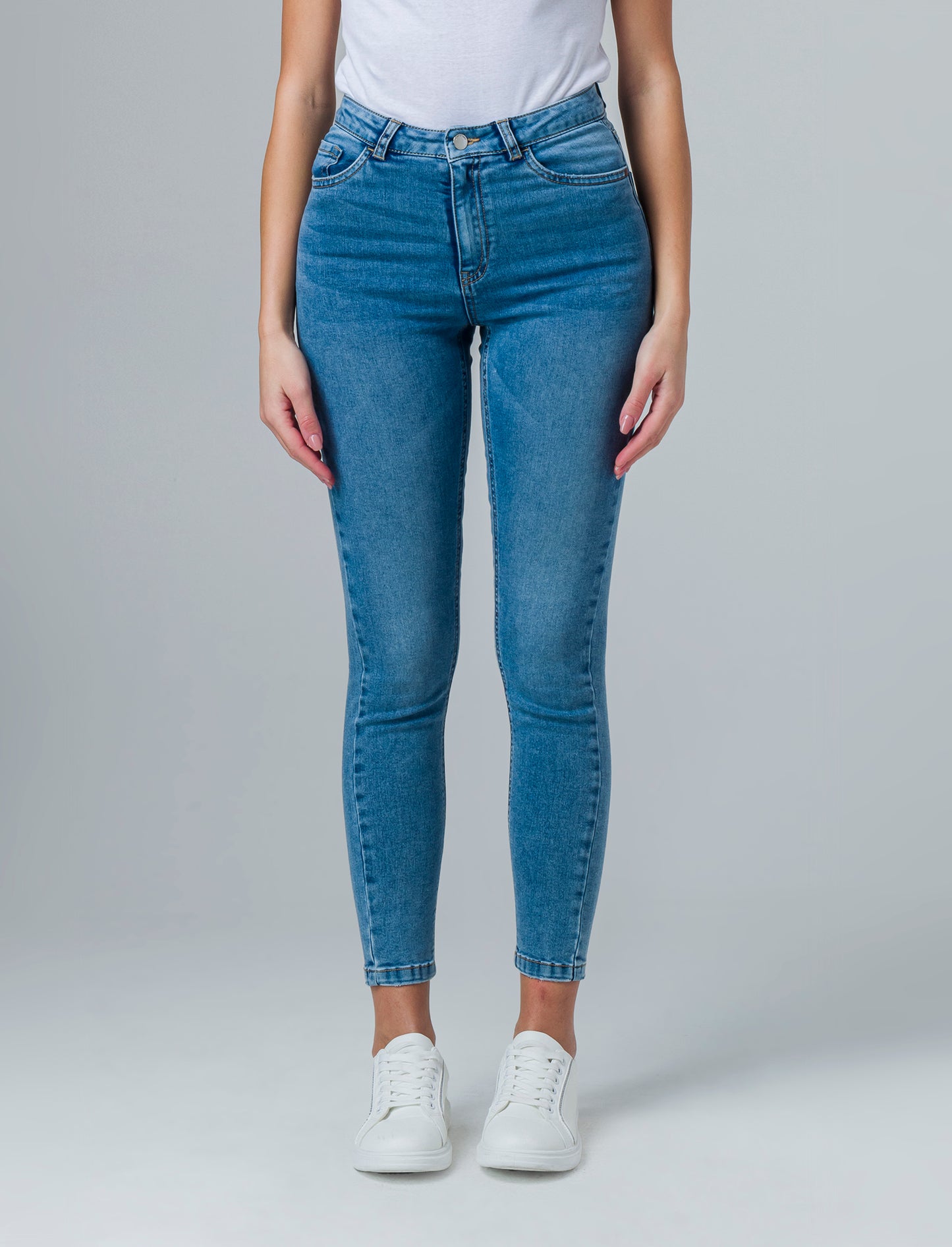 Jeans basico skinny da donna - Denim