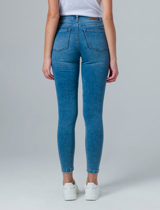 Jeans basico skinny da donna - Denim