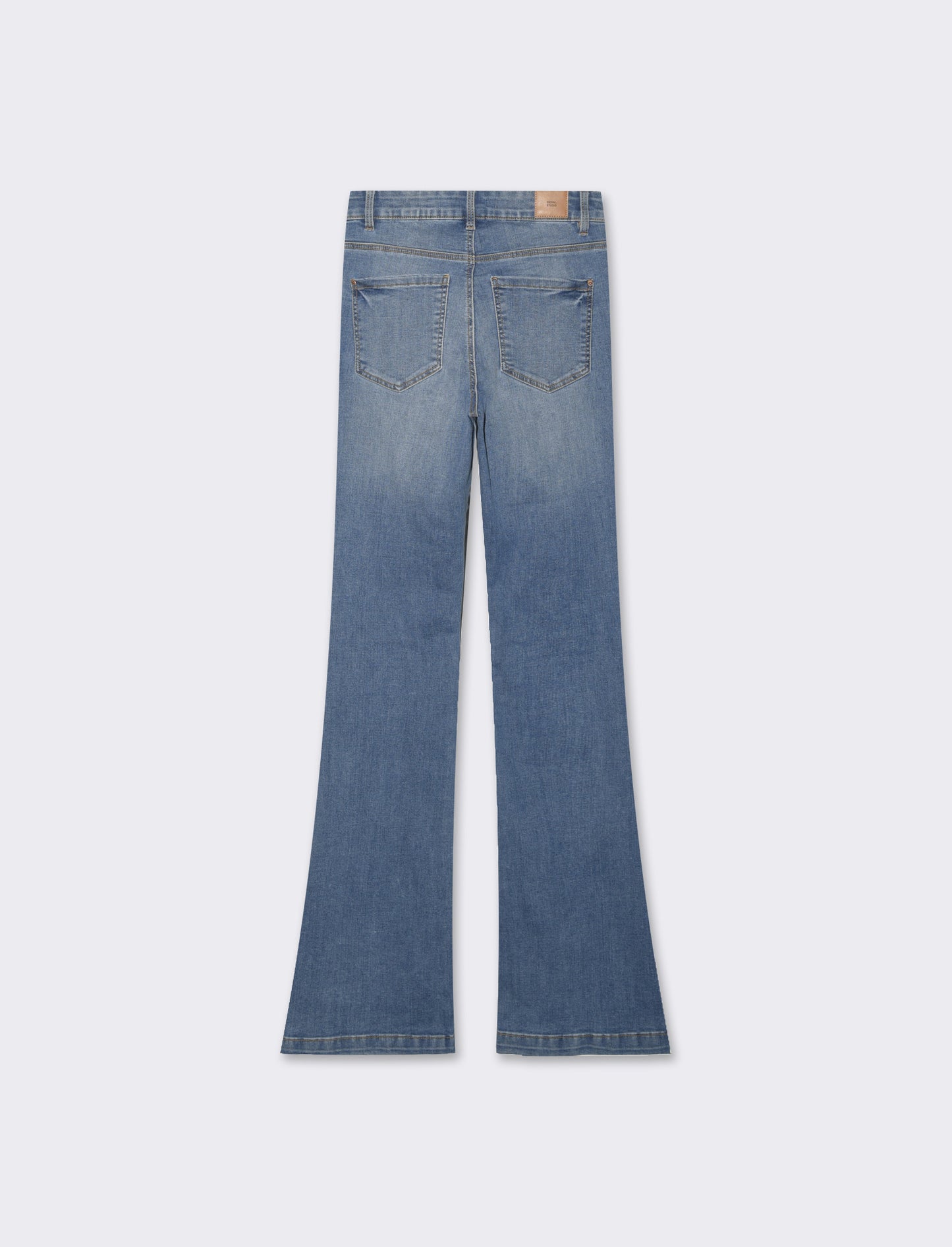 Woman's denim bootcut jeans for stylish comfort - Blue