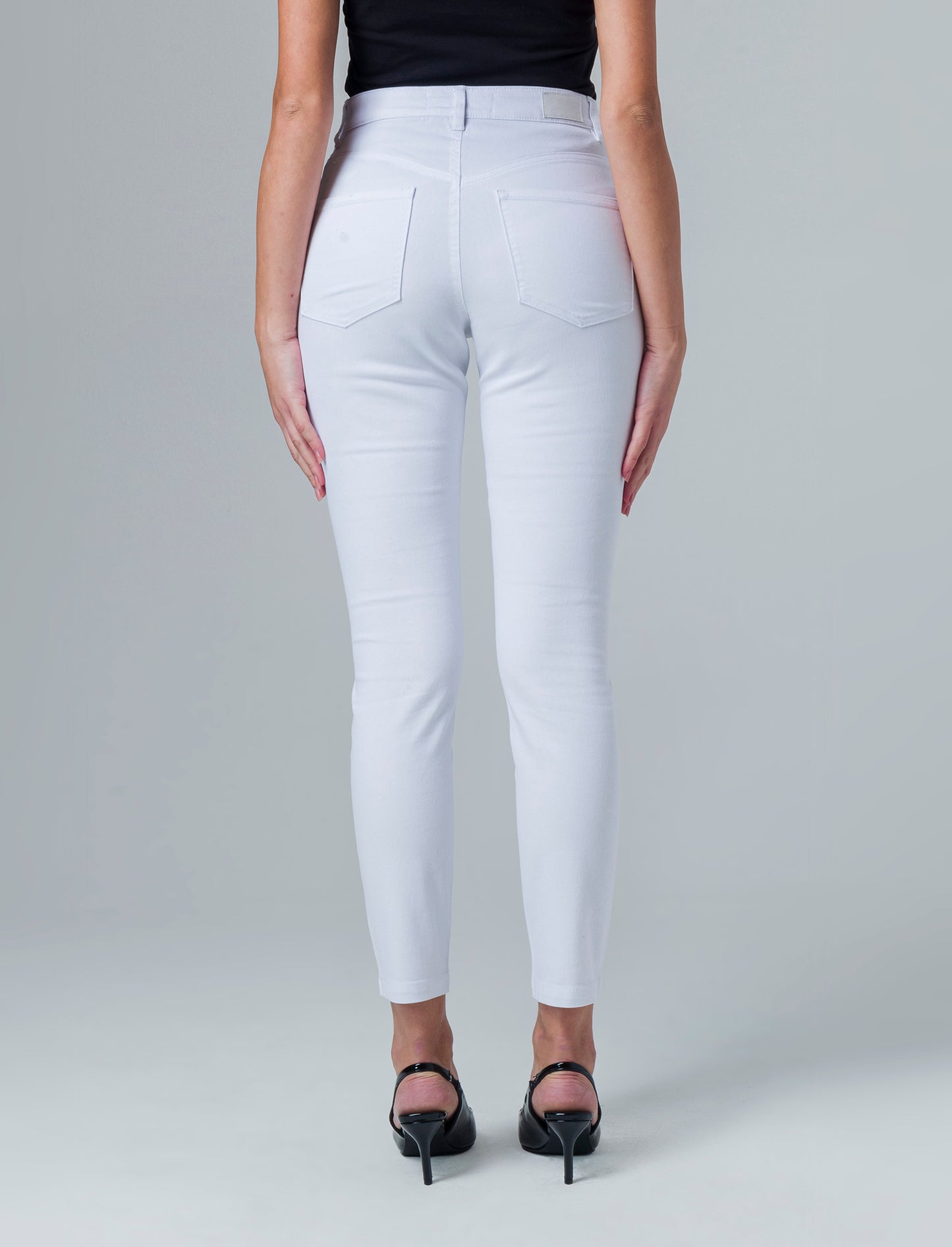 Pantalone skinny colored da donna - Bianco