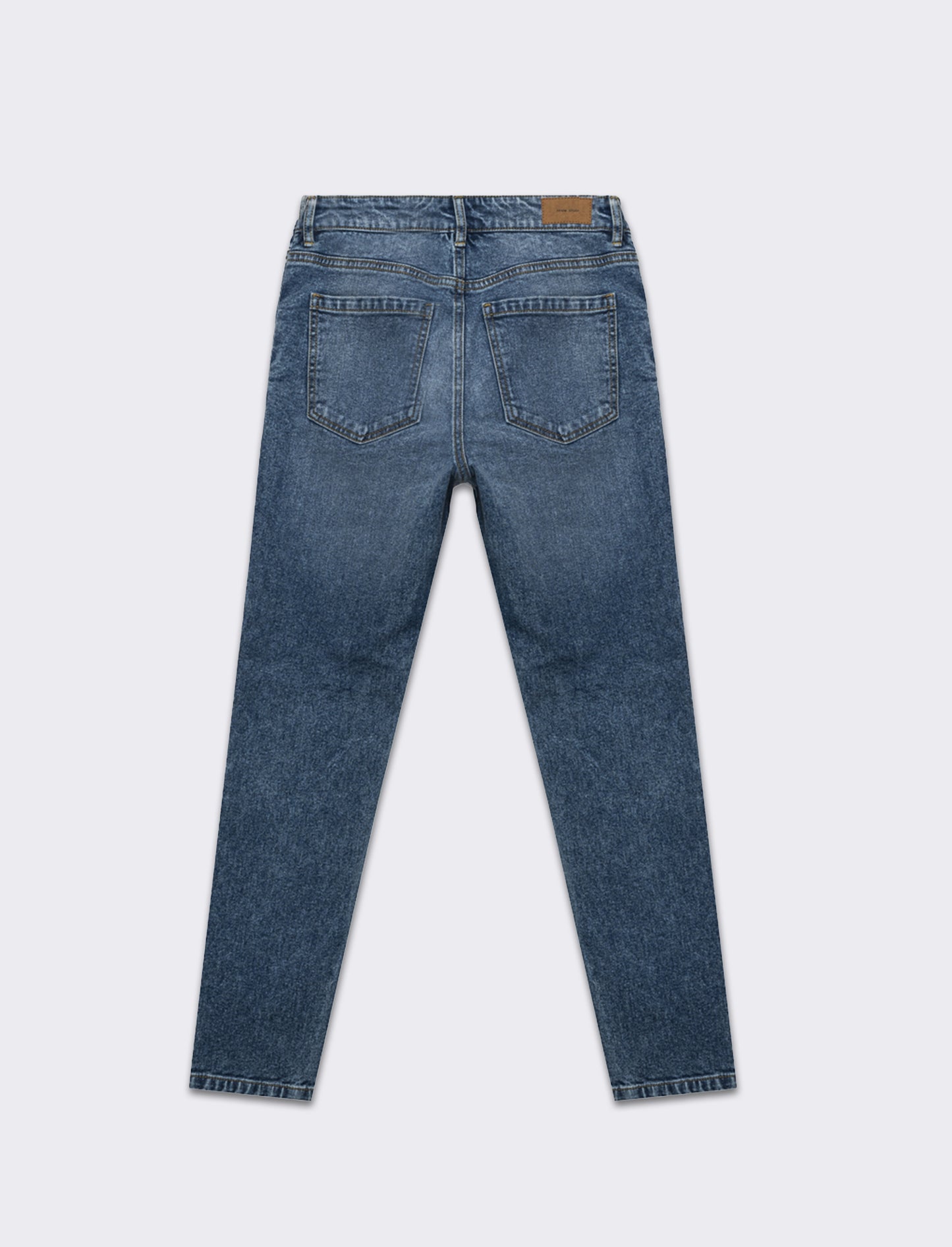 Low waist denim pants da donna - Denim