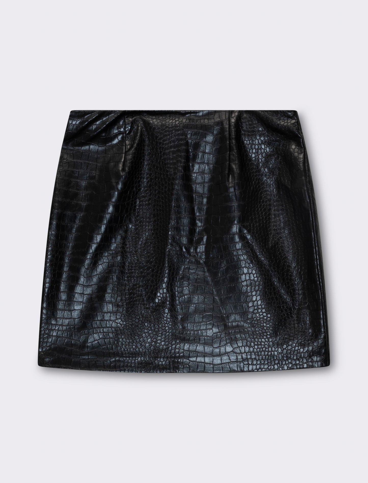 Minigonna in simil pelle da donna - var 1