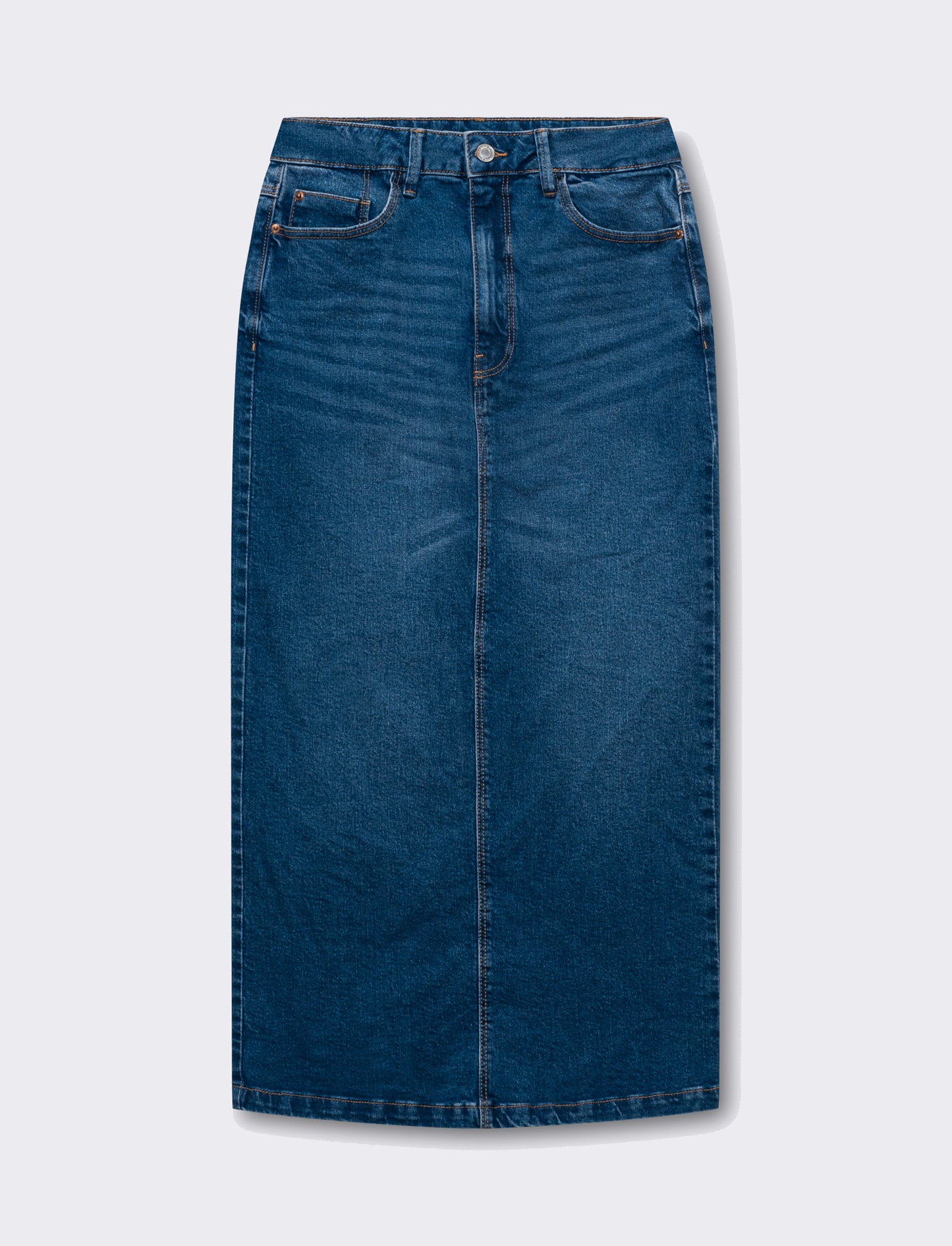 Longuette denim da donna - DENIM SCURO