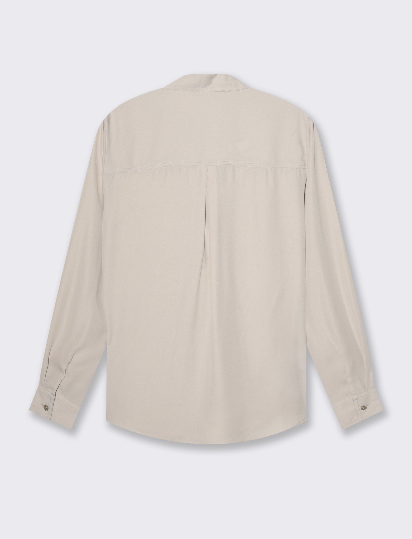 Camicia con tasche sul petto da donna - Sabbia