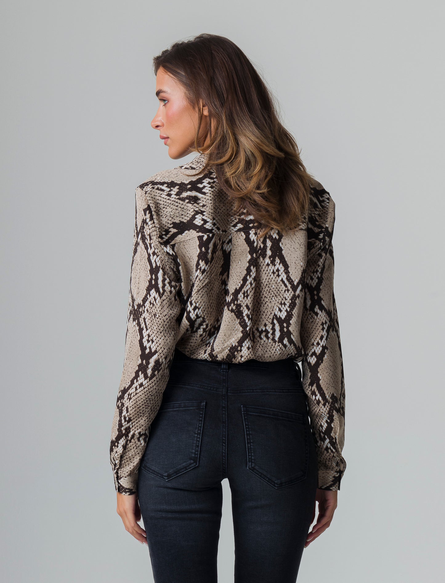 Camicia stampata da donna - var 1
