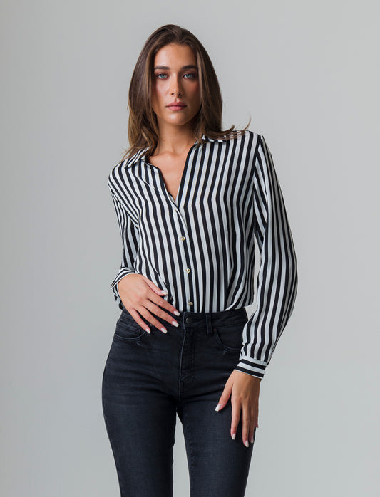 Camicia stampata da donna - var 2