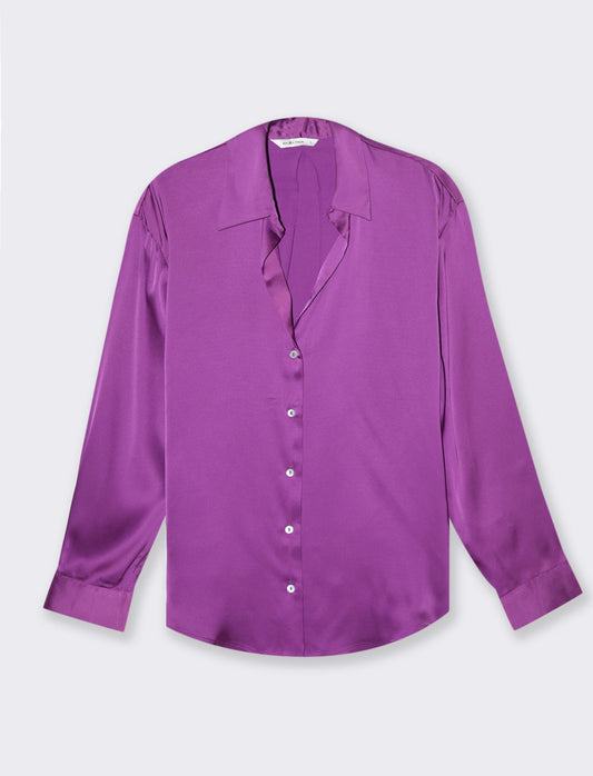 Woman's stylish casual shirt for every occasion - Purple