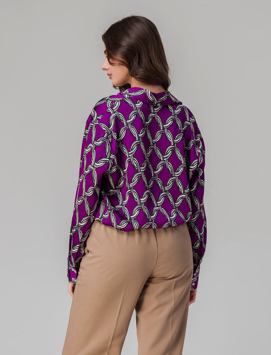 Woman's long sleeve shirt for men - 