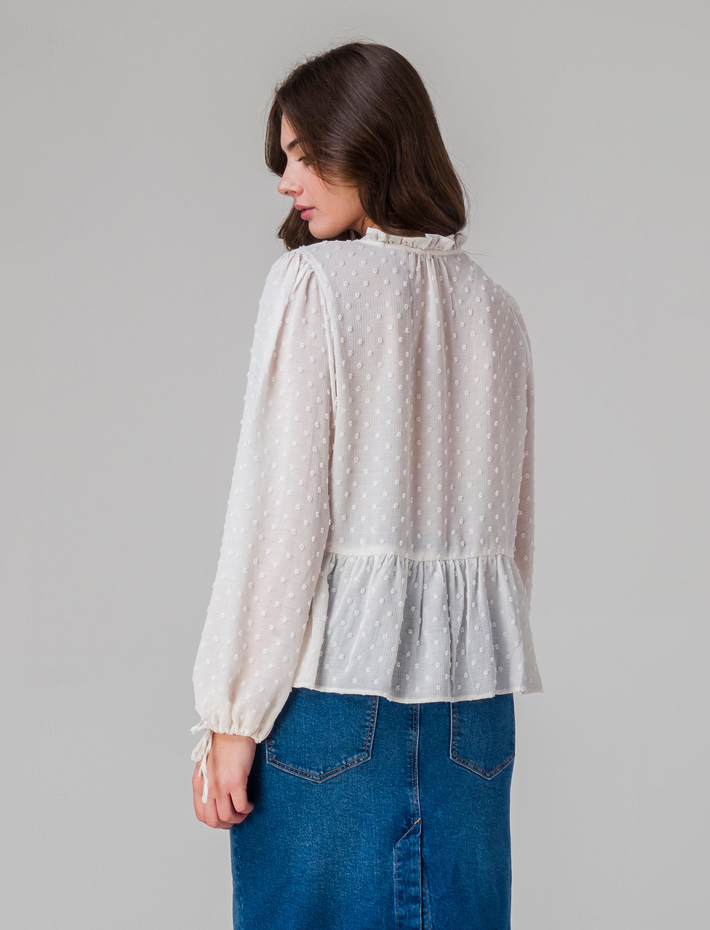 Woman's blouse style shirt - Beige