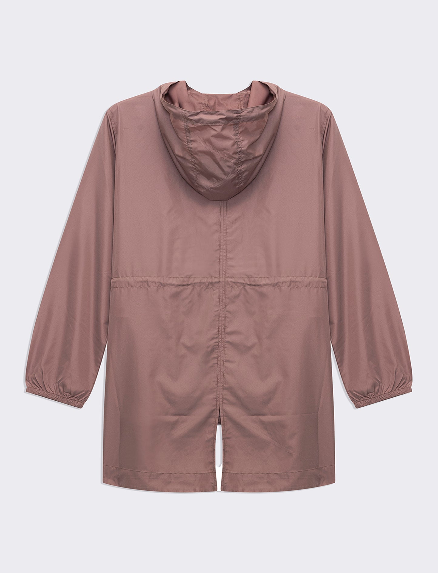 Parka con cappuccio da donna - Rosa antico
